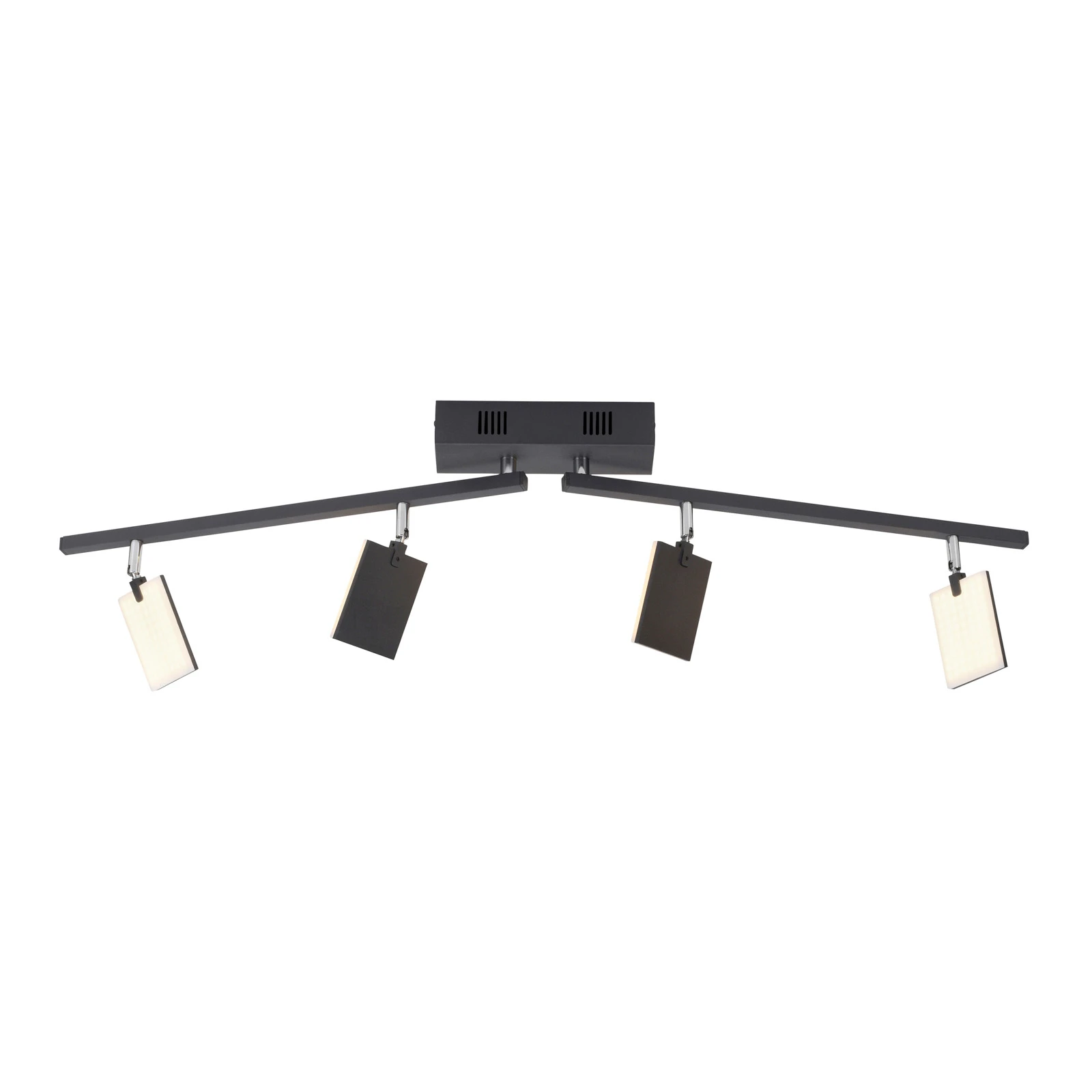 PURE Mira plafonnier 4 lampe télécommande CCT noir