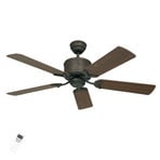 Elegant ceiling fan Eco Elements brown and walnut