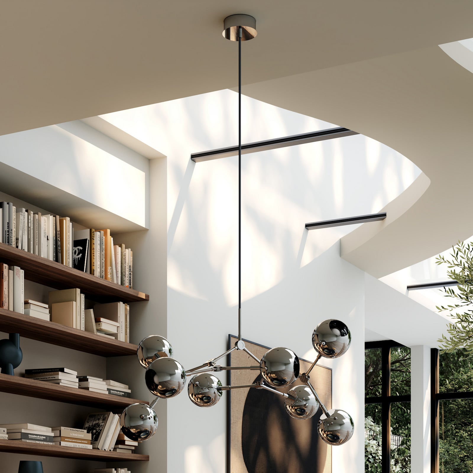 Lustre Drop Globe Mini chromé - 101 Copenhagen