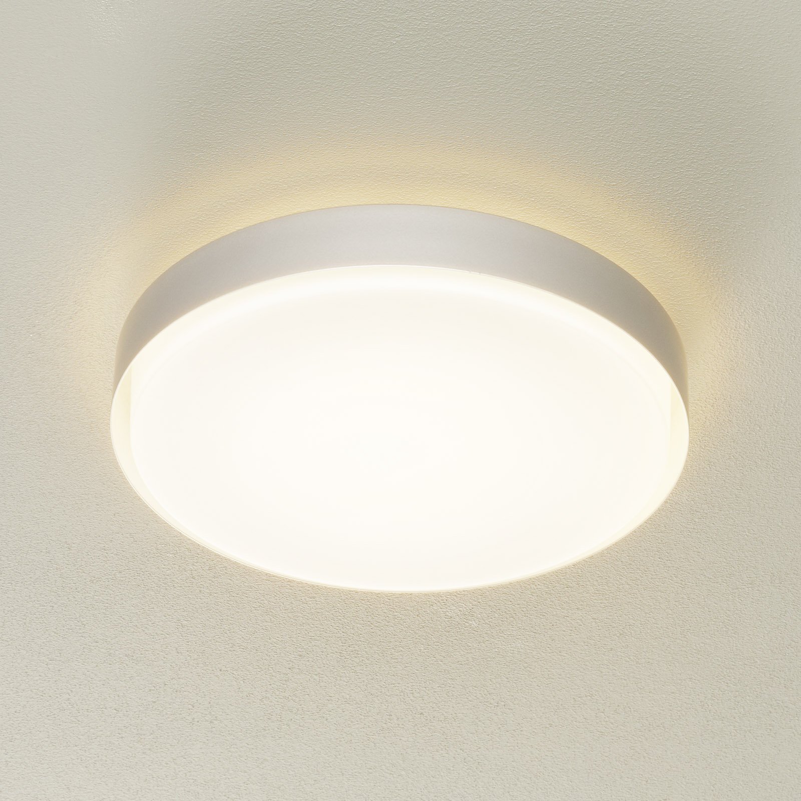 BEGA 34279 plafón LED, aluminio, Ø 42 cm, DALI