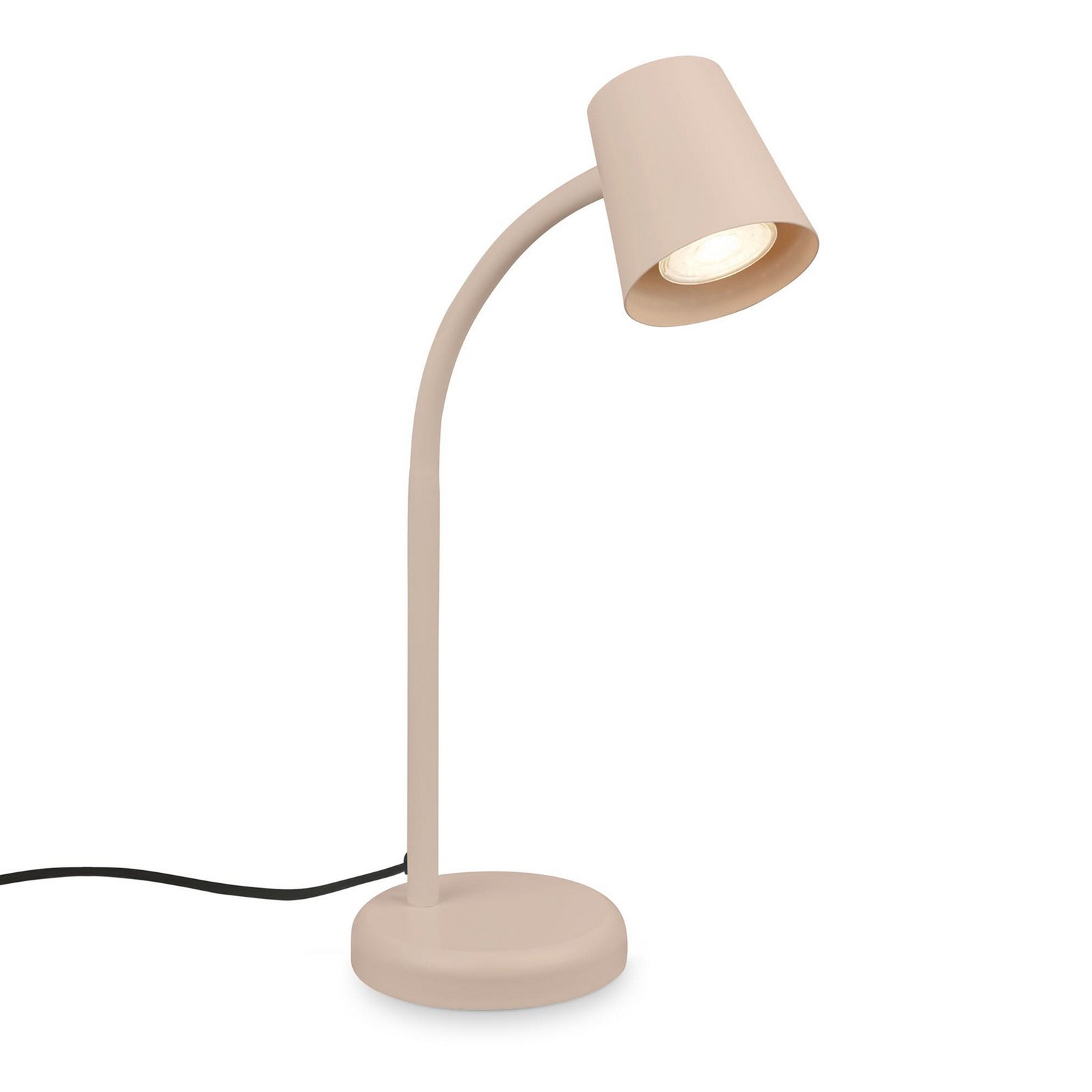 Skriva table lamp, beige, metal, GU10, 38 cm, swivelling