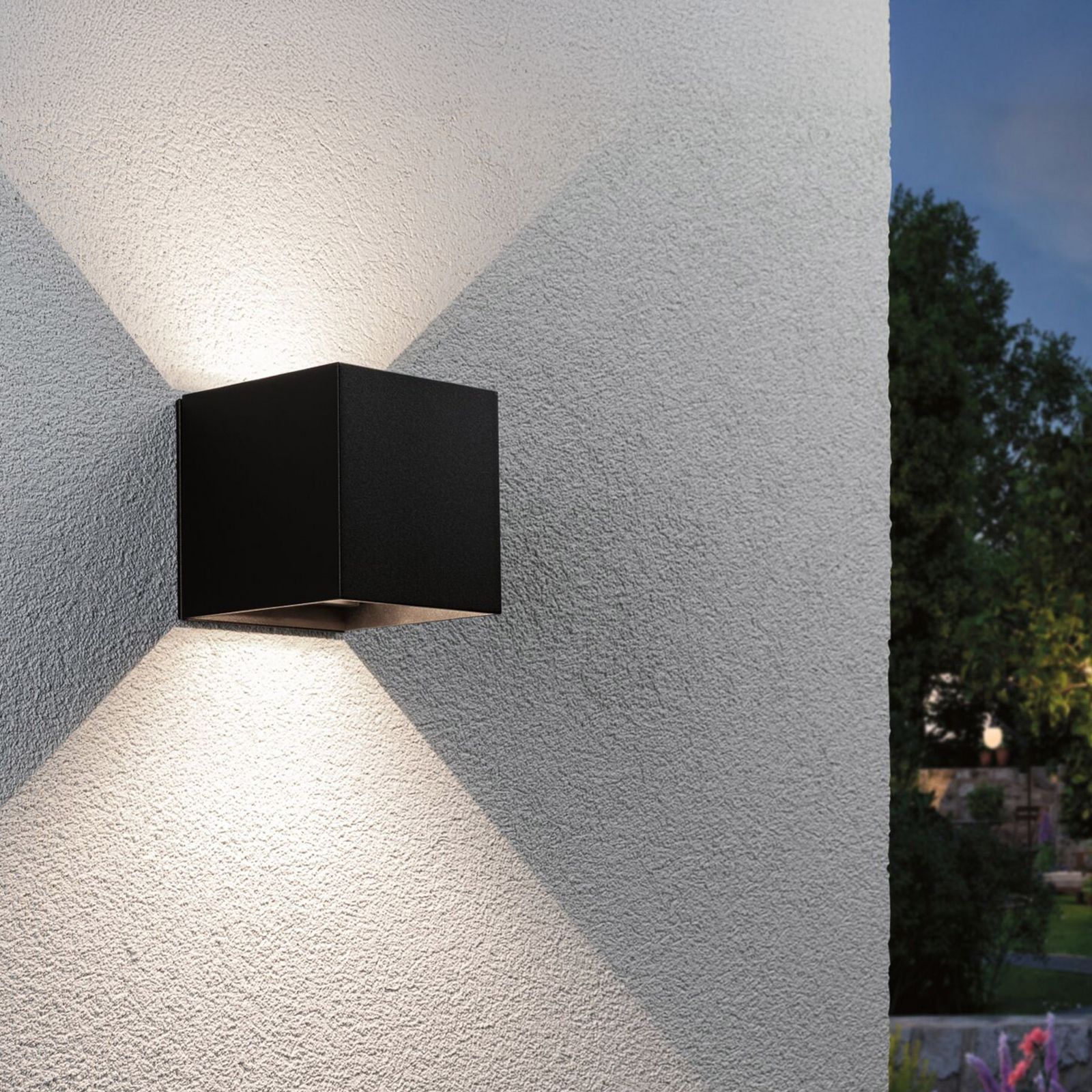 Paulmann Akku-Außenwandlampe Nyara schwarz 10 cm Sensor IP44 Paulmann Akku-Außenwandlampe Nyara schwarz 10 cm Sensor IP44