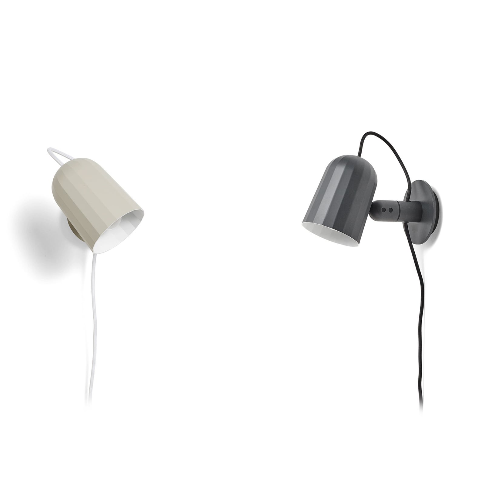 Noc wall light, beige, UK plug, aluminium, adjustable - HAY Noc wall light, beige, UK plug, aluminium, adjustable - HAY