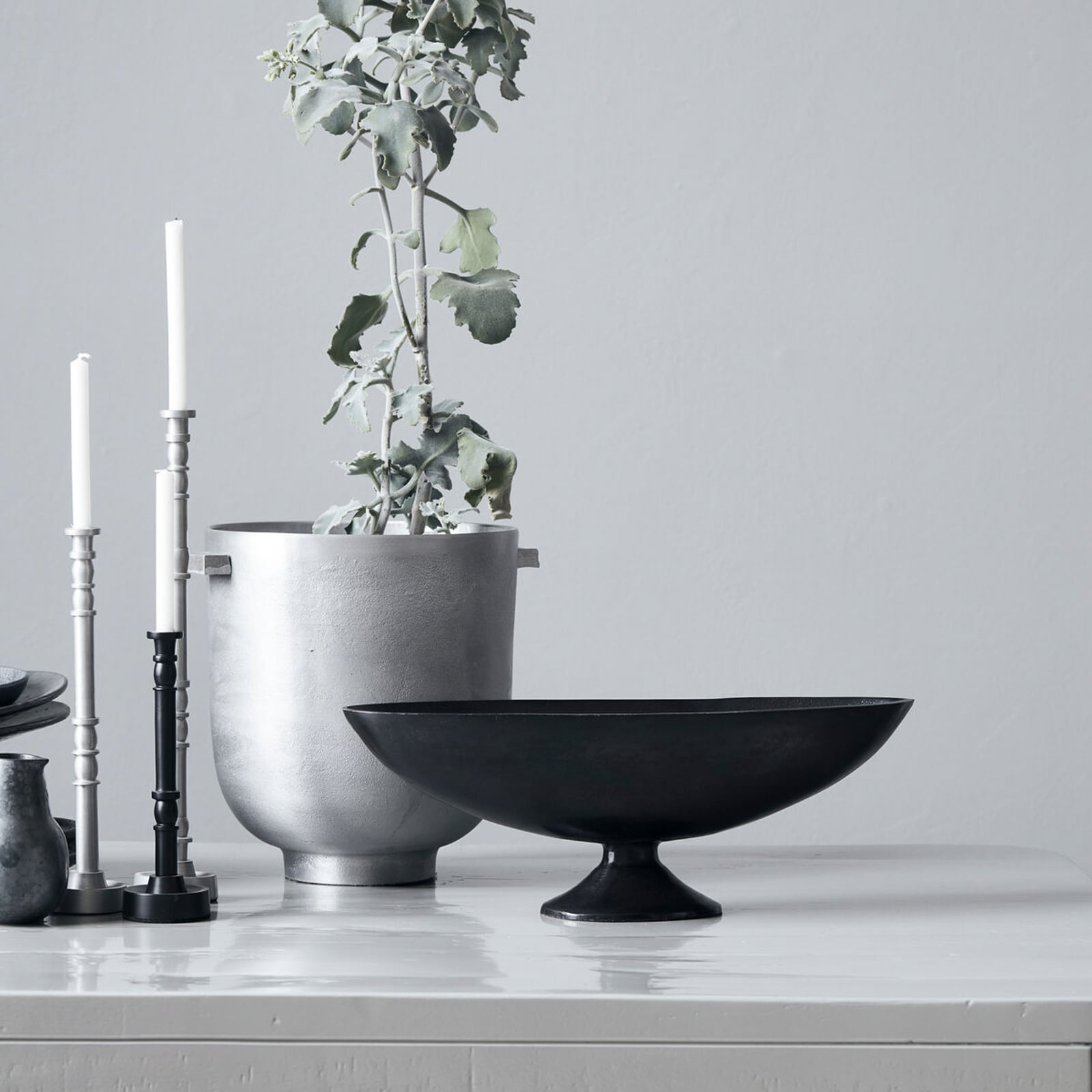 HDFoy Ciotola, metallo brunito, 45 x 15 cm - House Doctor