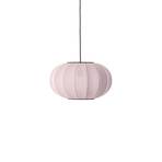 Knit-Wit 45 Oval Lustră Pendul Light Pink - Made By Hand