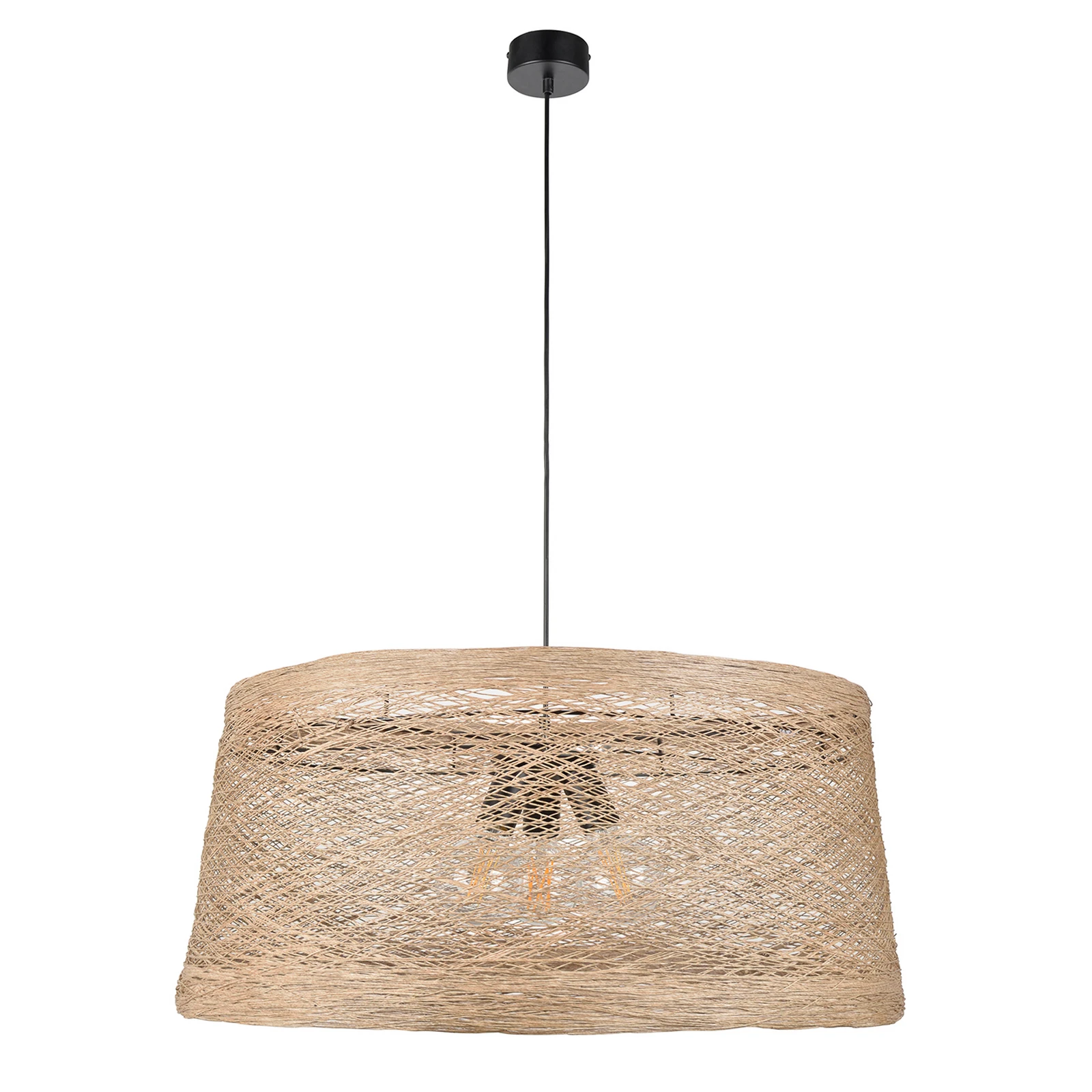 Nude hanging light, natural colour, Ø 74 cm, paper