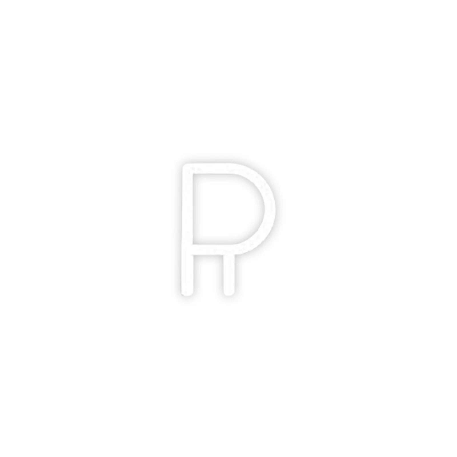 Artemide Alphabet of Light τοίχου κεφαλαίο γράμμα R