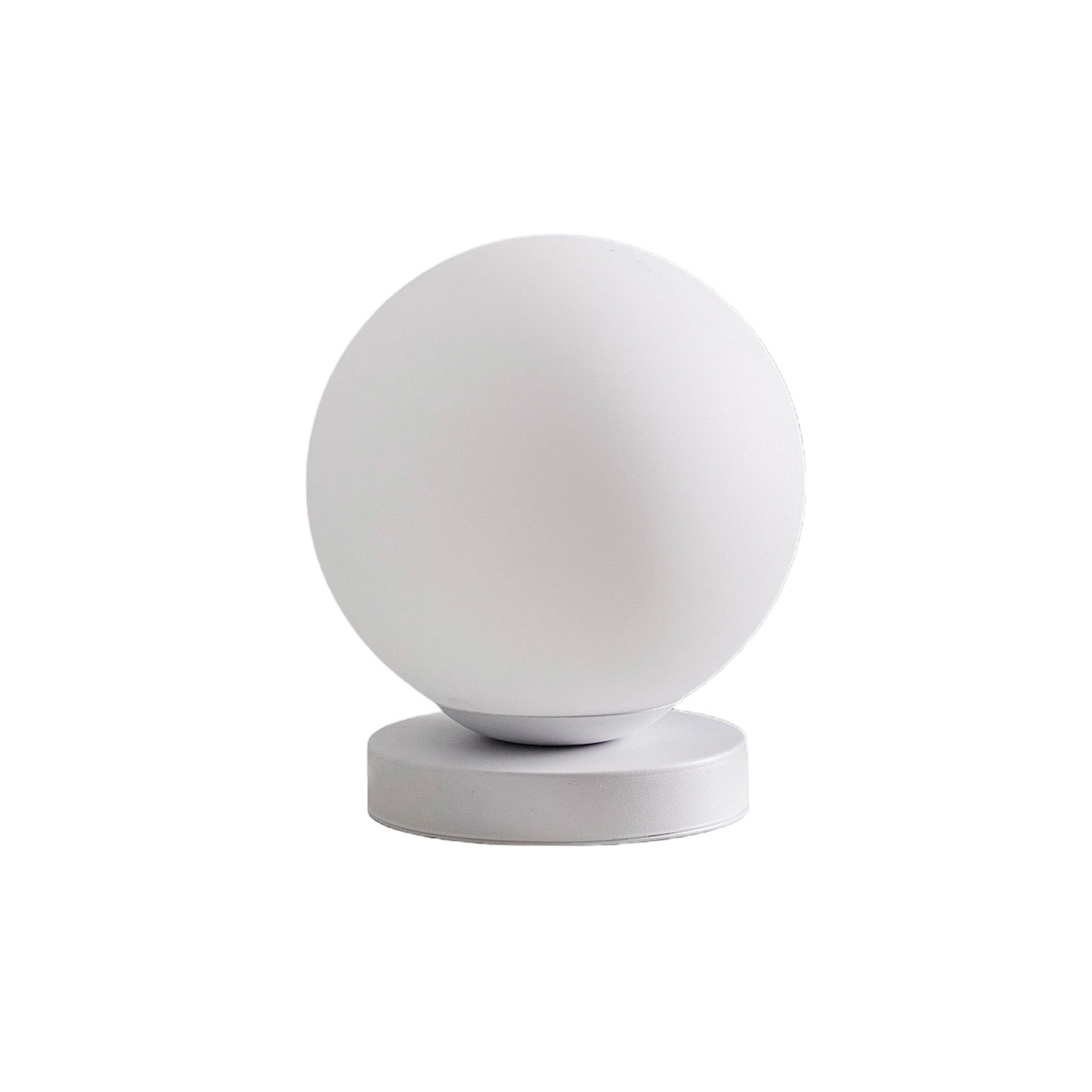 Lampe de table Ball, support blanc