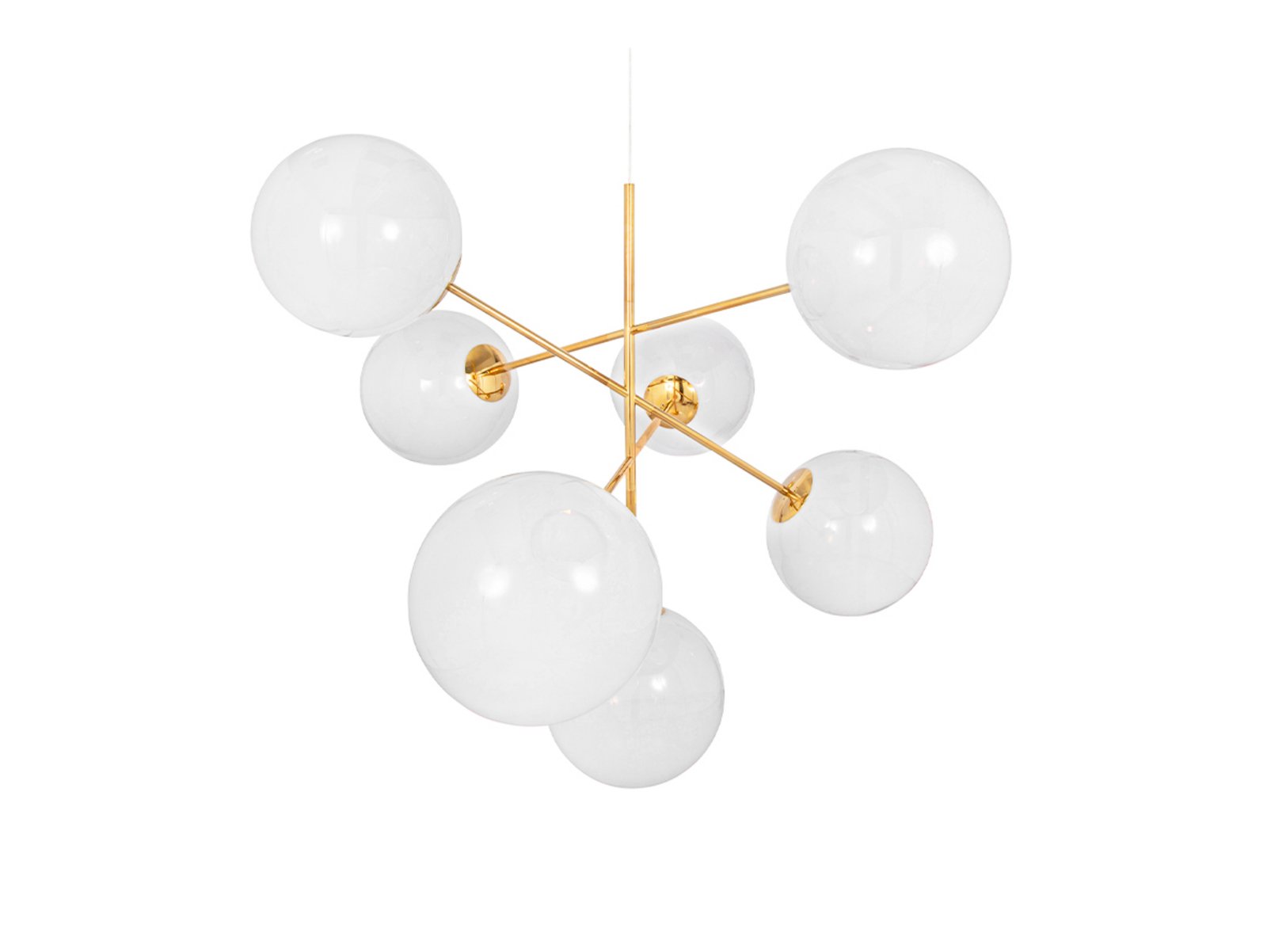 Globe Chandelier Large Opal - Tom Dixon