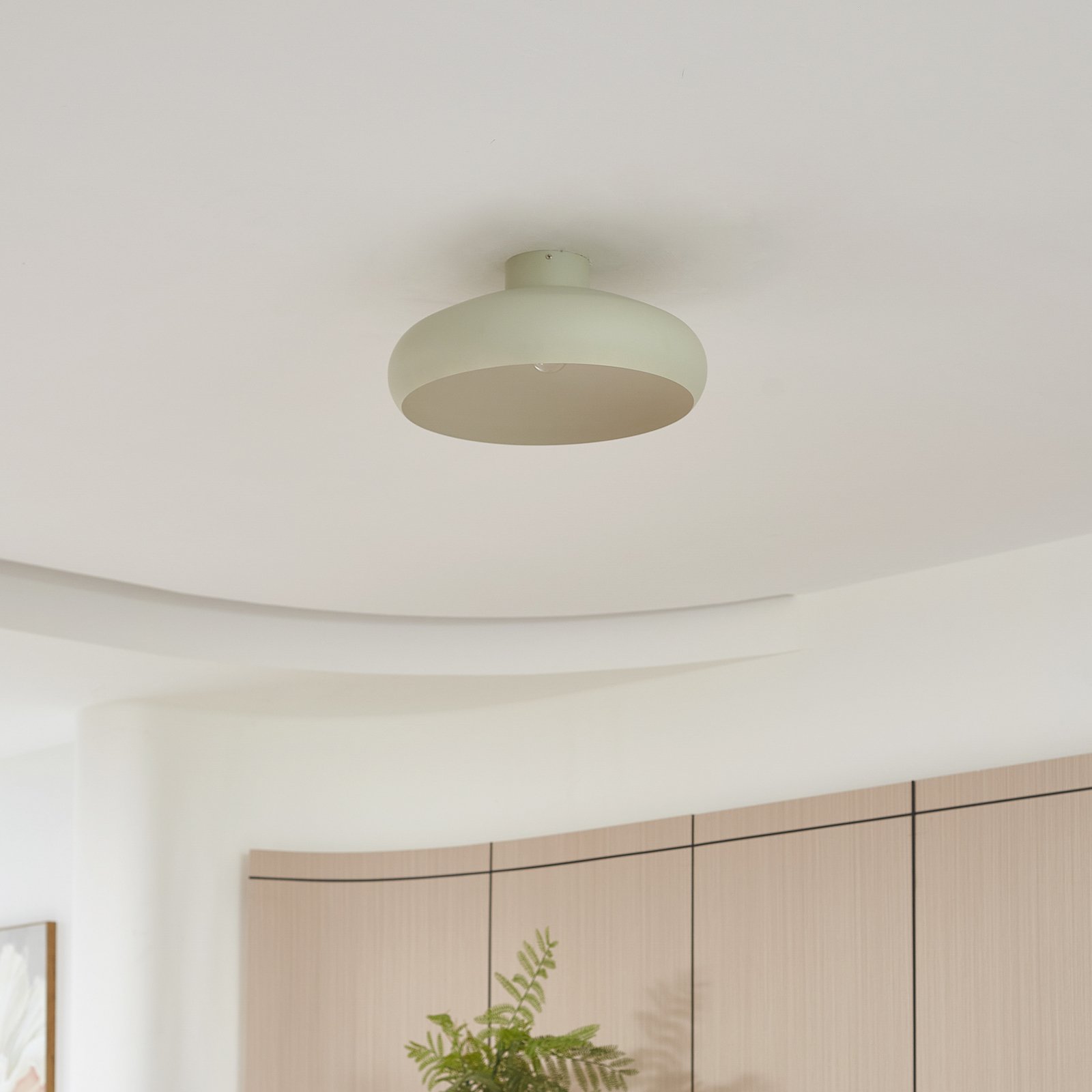 Elover Plafondlamp Licht Groen - Lindby