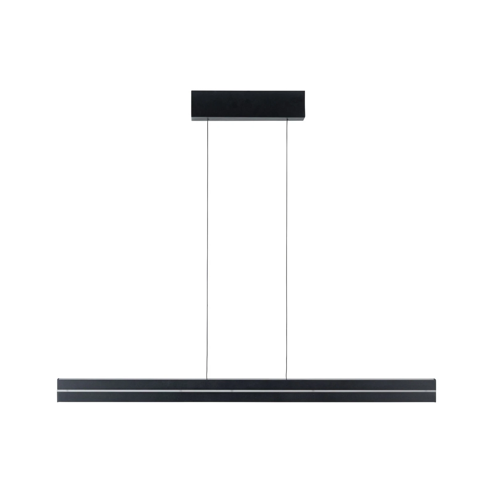Paulmann LED-Pendellampe Raiko, schwarz, 100 cm, RGBW, dim.