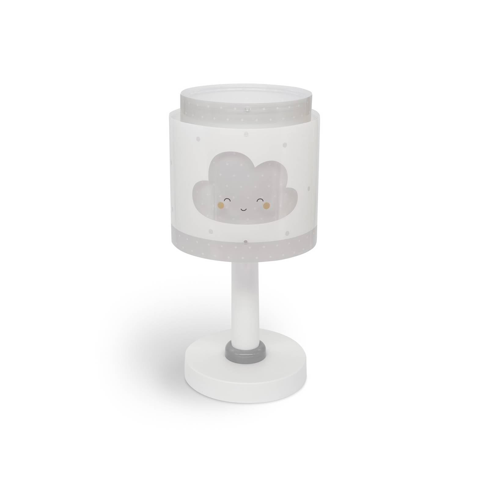 Kinder-Tischlampe Baby Dreams, grau, G4, Ø 15 cm