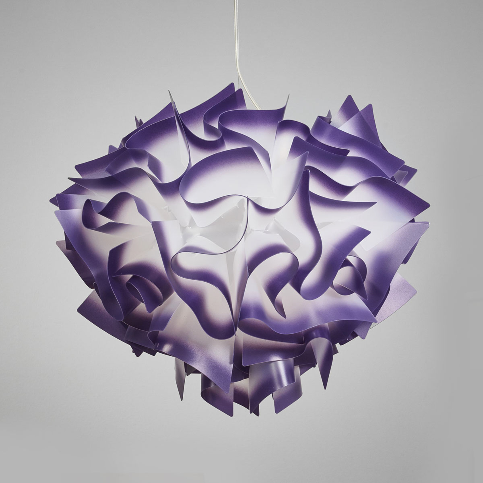 Slamp Veli - designer hanging light, Ø 42 cm, plum