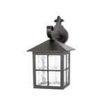 Applique d'extérieur Winchester BL18, noir/transparent, IP43 - Elstead