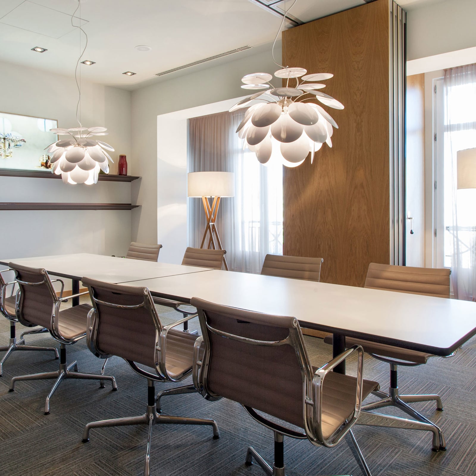 Závesné svietidlo Discocó Ø 88 cm, biela – MARSET