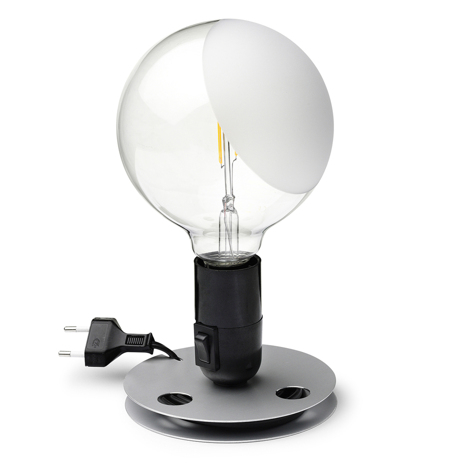 FLOS Lampadina LED-bordslampa, svart