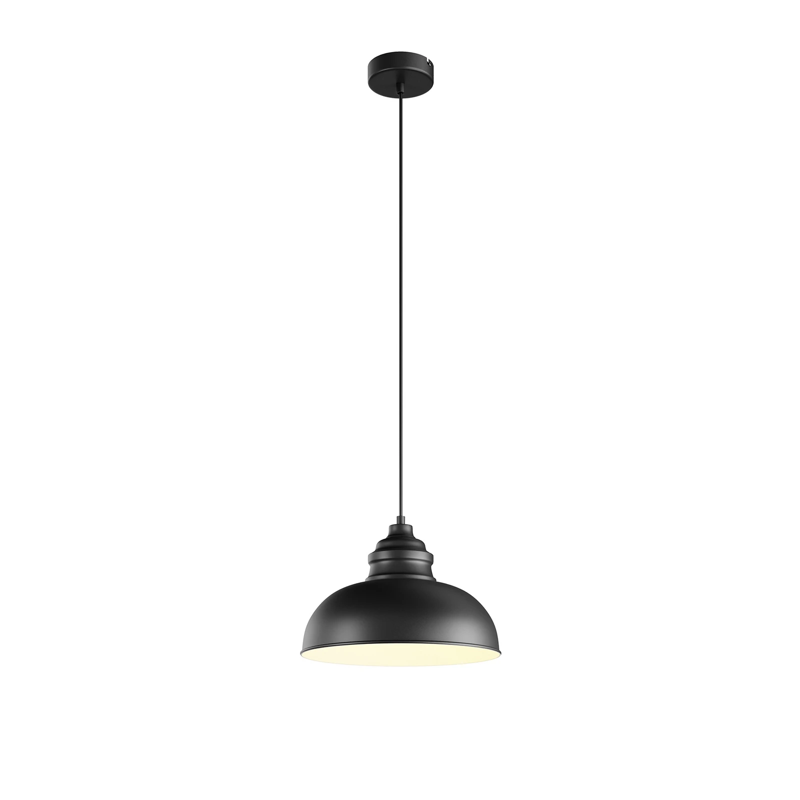 Lindby visilica Cliona, crna, metal, Ø 31 cm, E27