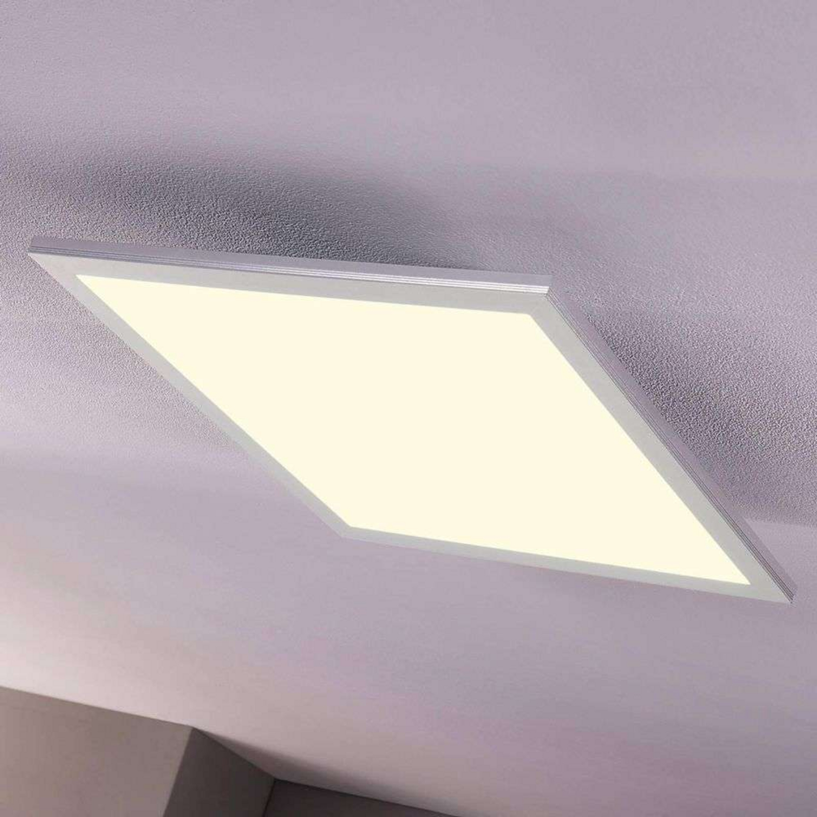 Livel LED Plafonieră 4.000K 62x62 White/Silver - Lindby