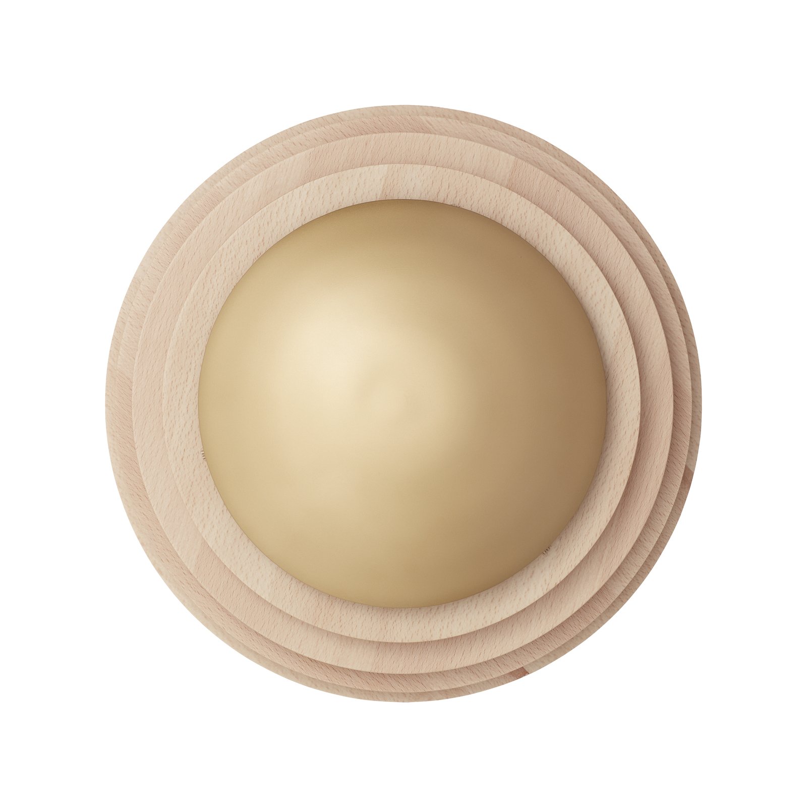 Twist ceiling light, beech, natural, Ø 42 cm