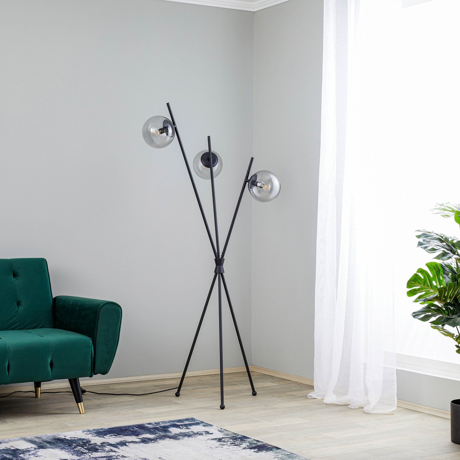 Sotiana Lampadar Black - Lucande