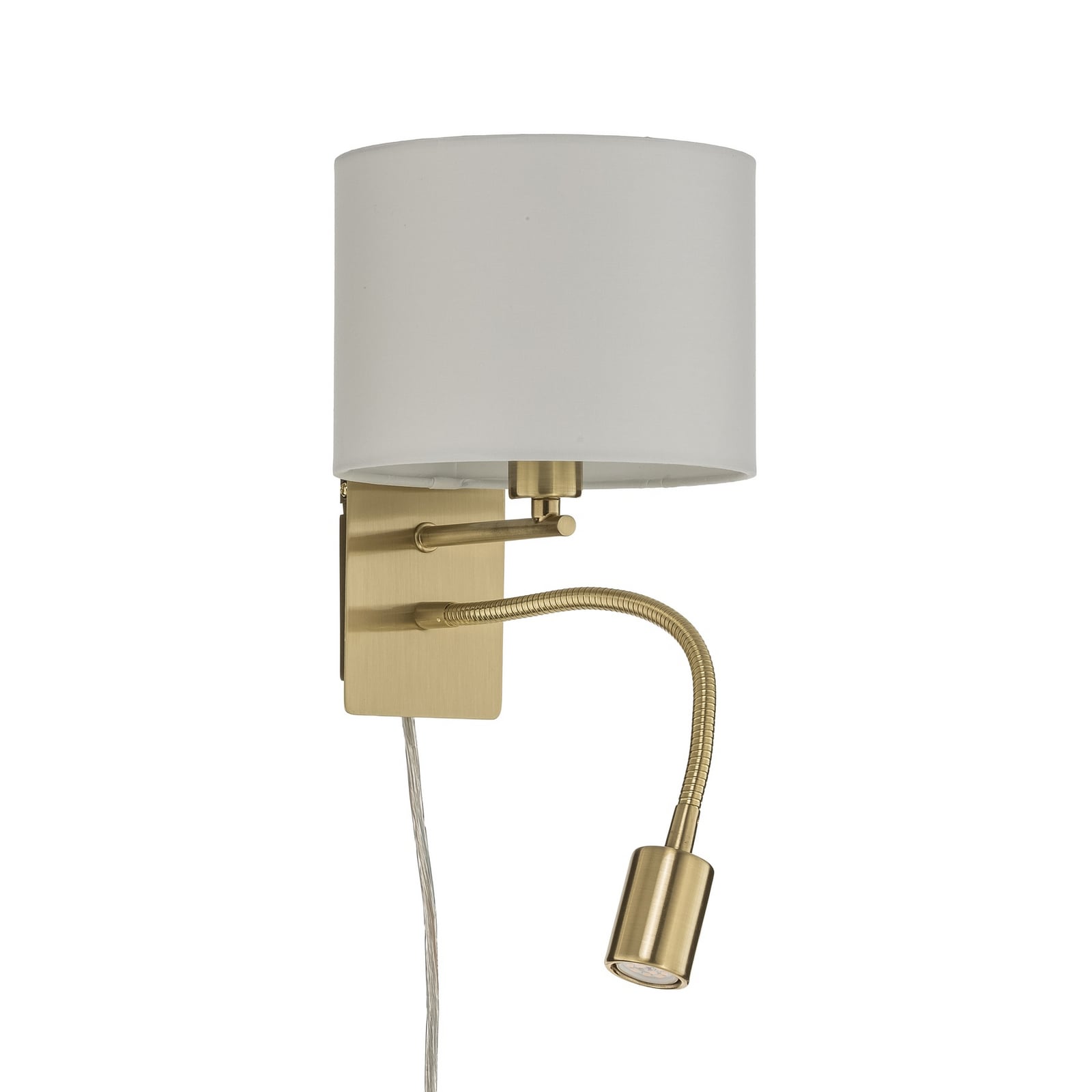 Florens Applique Murale White/Brass - Lindby