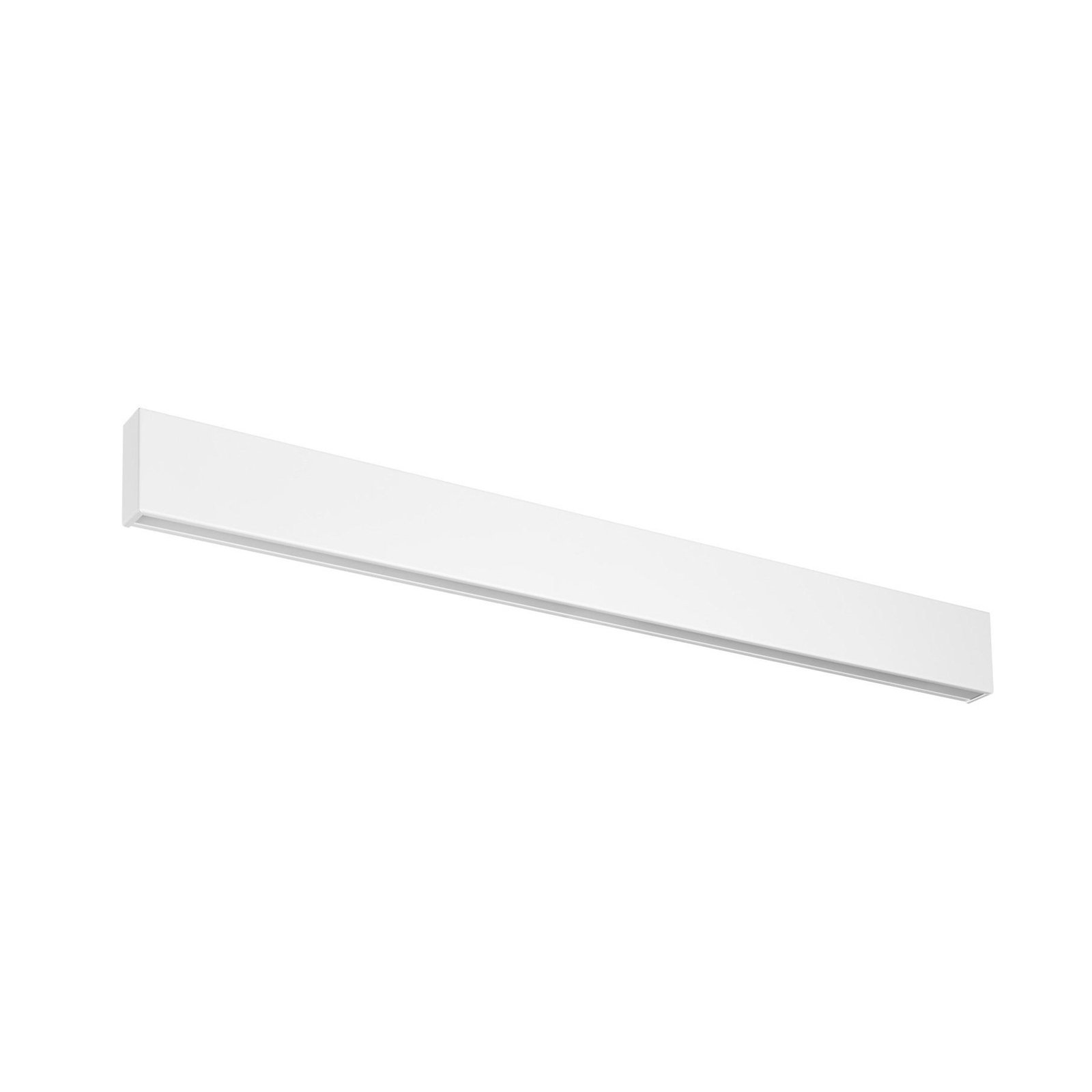 Candeeiro de parede LED Box W2 bi-emissão, L 91,9 cm, branco, 2700 K