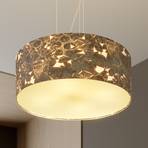 Lampa wisząca AURA ze srebrnym kloszem