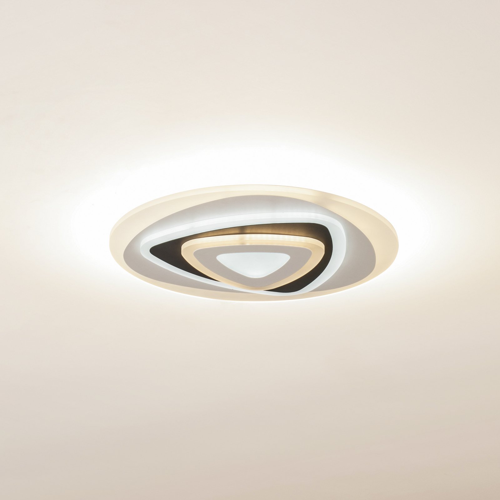 Rebeka LED Ceiling Lamp White/Anthracite - Lindby