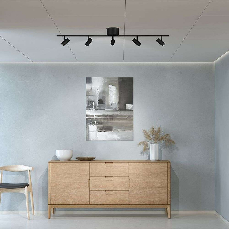 Belid Cato 5 Plafond, svart från Belid