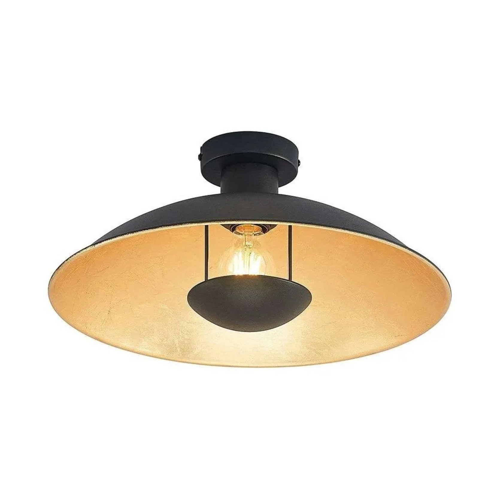 Narisara Stropní Lampa Ø40 Black/Gold - Lindby