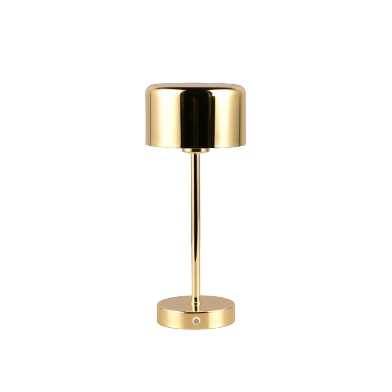 LED table lamp Jeff, brass, height 30 cm, metal