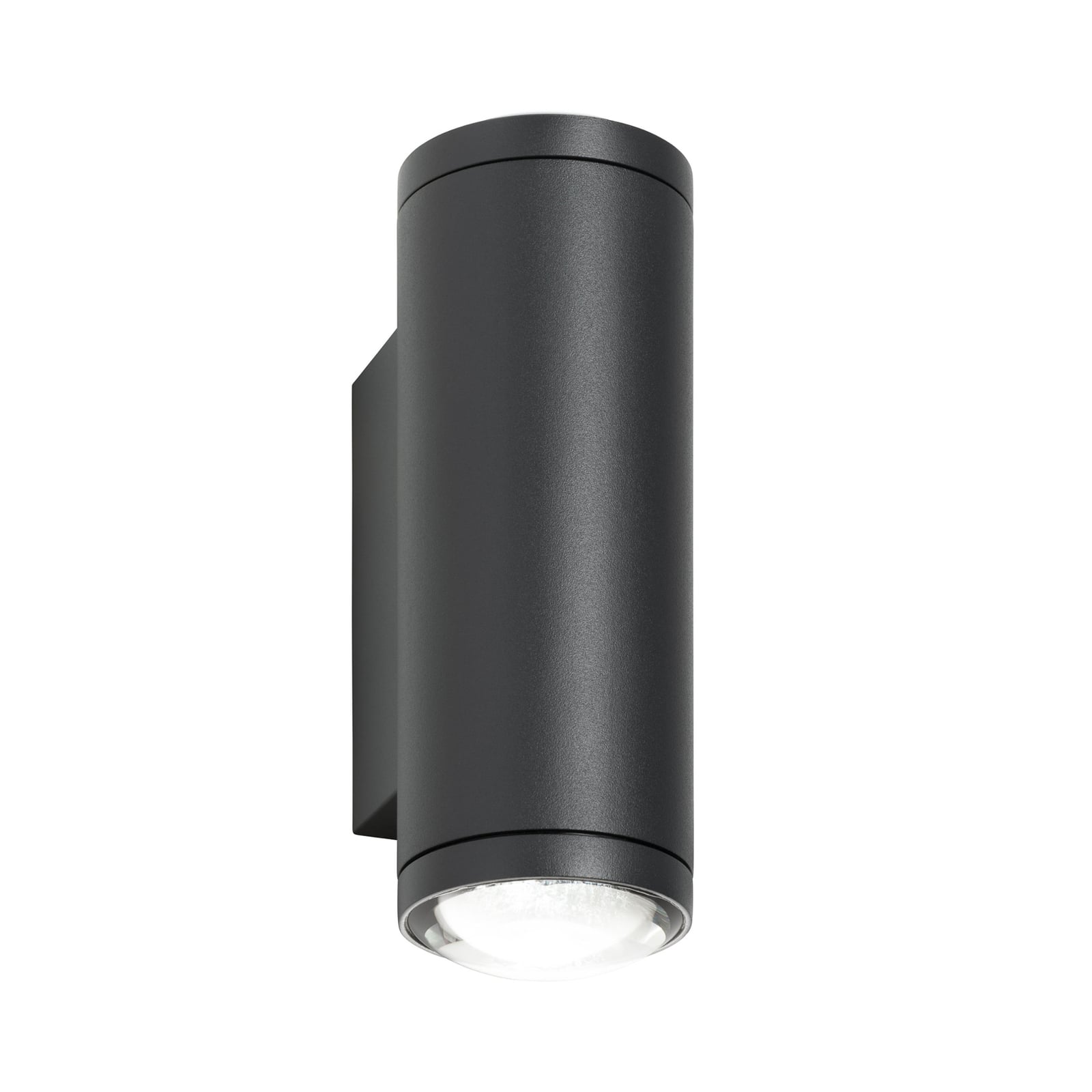 LED-Außenwandleuchte, up & down, graphit, Aluminium, Glas