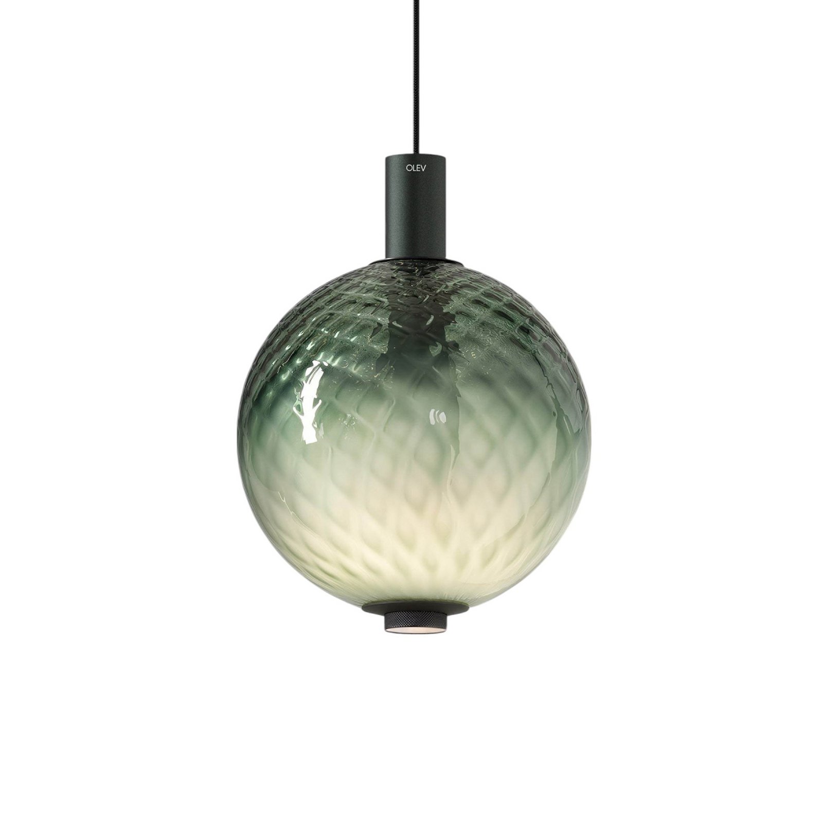 OLEV LED-Pendel BEAM STICK NUANCE BALLOTON, grün Ø 20 cm 927