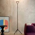 Black floor lamp Lola with dimmer switch