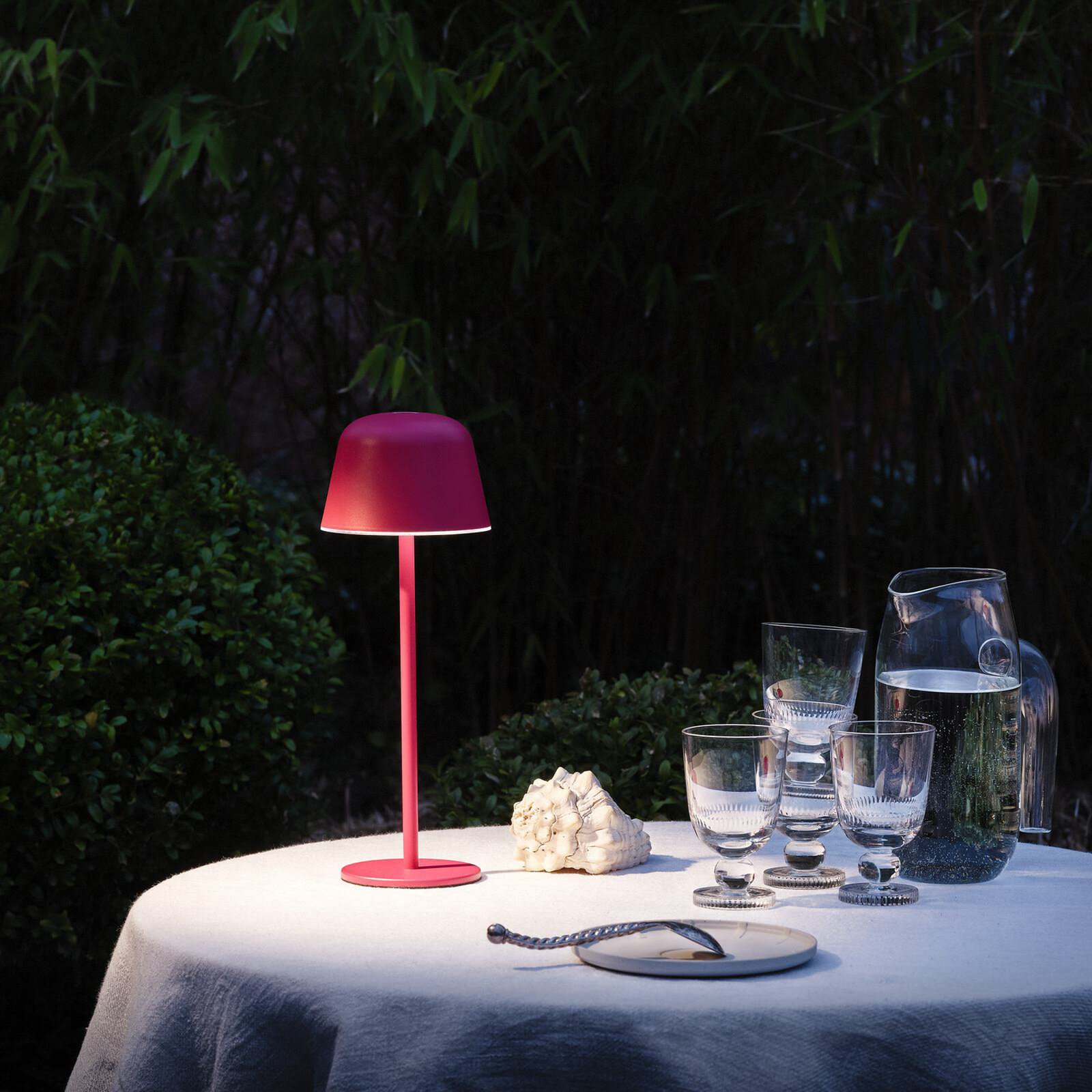 OSRAM LED rechargeable table lamp ENDURA STYLE magenta 30 cm IP44 CCT