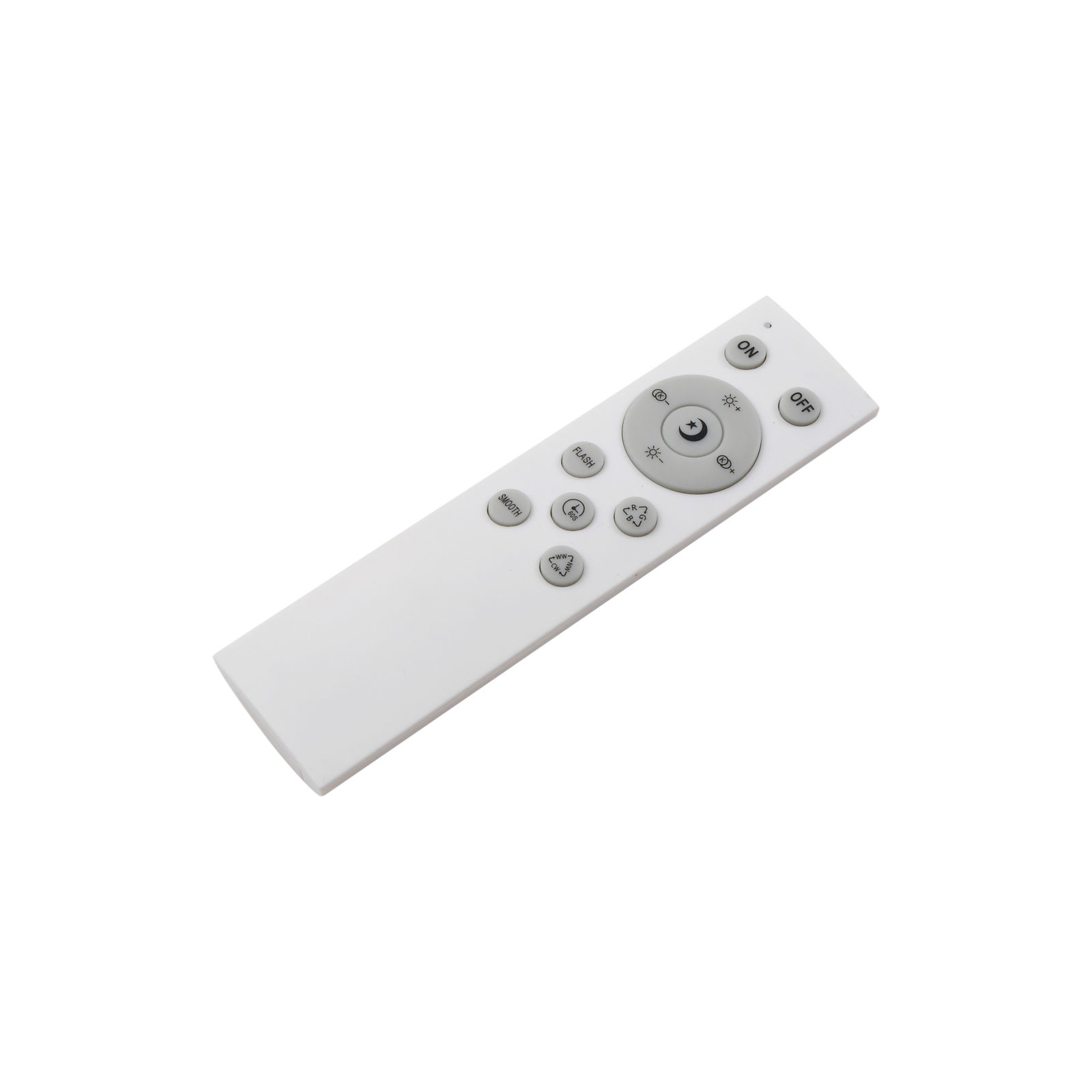 Duala LED Ceiling Lamp RGBW Remote Black/White - Lindby