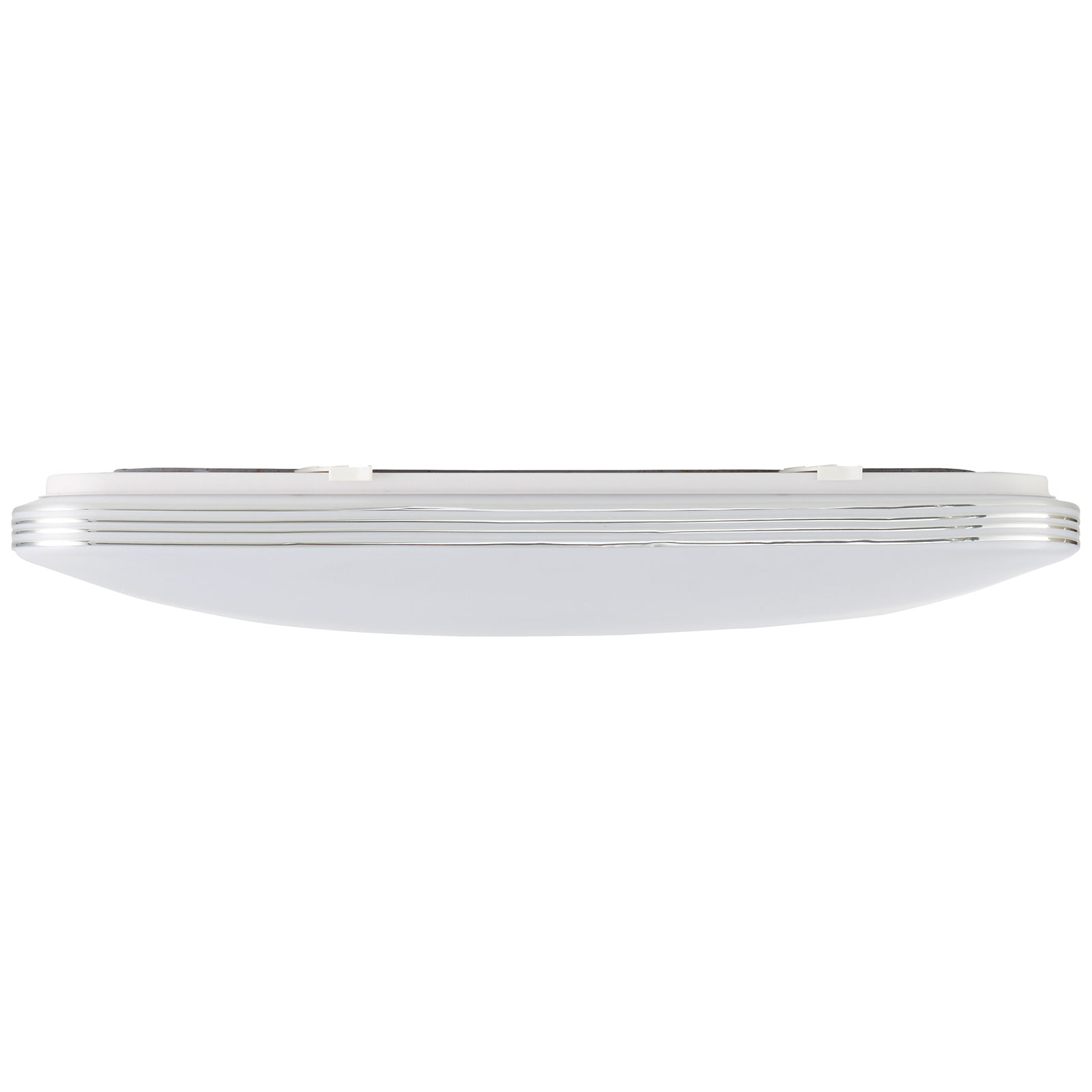 LED-Deckenleuchte Ariella in Weiß/Chrom, 54x54 cm