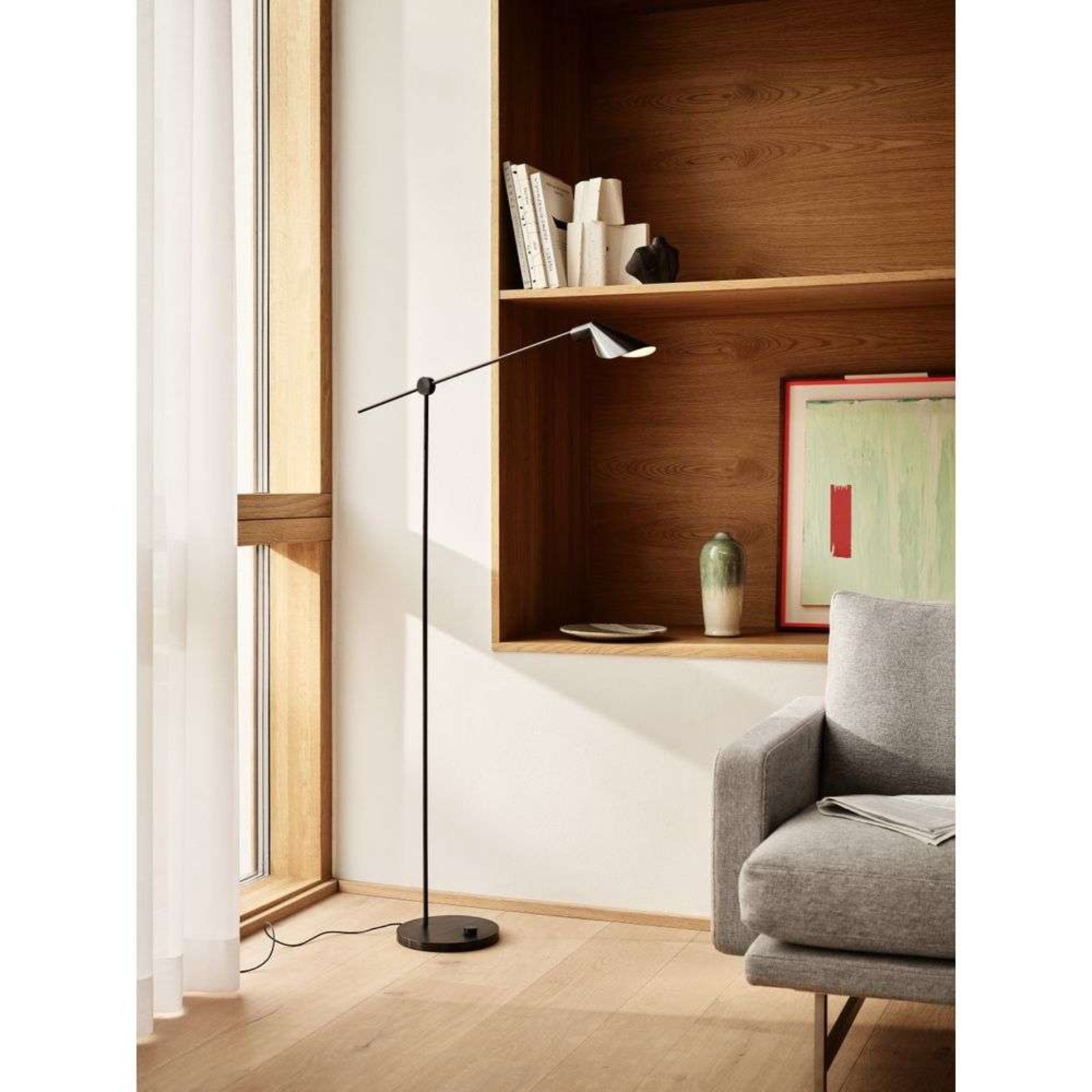 MS Series MS011 Podna lampa Crna PVD - Fritz Hansen