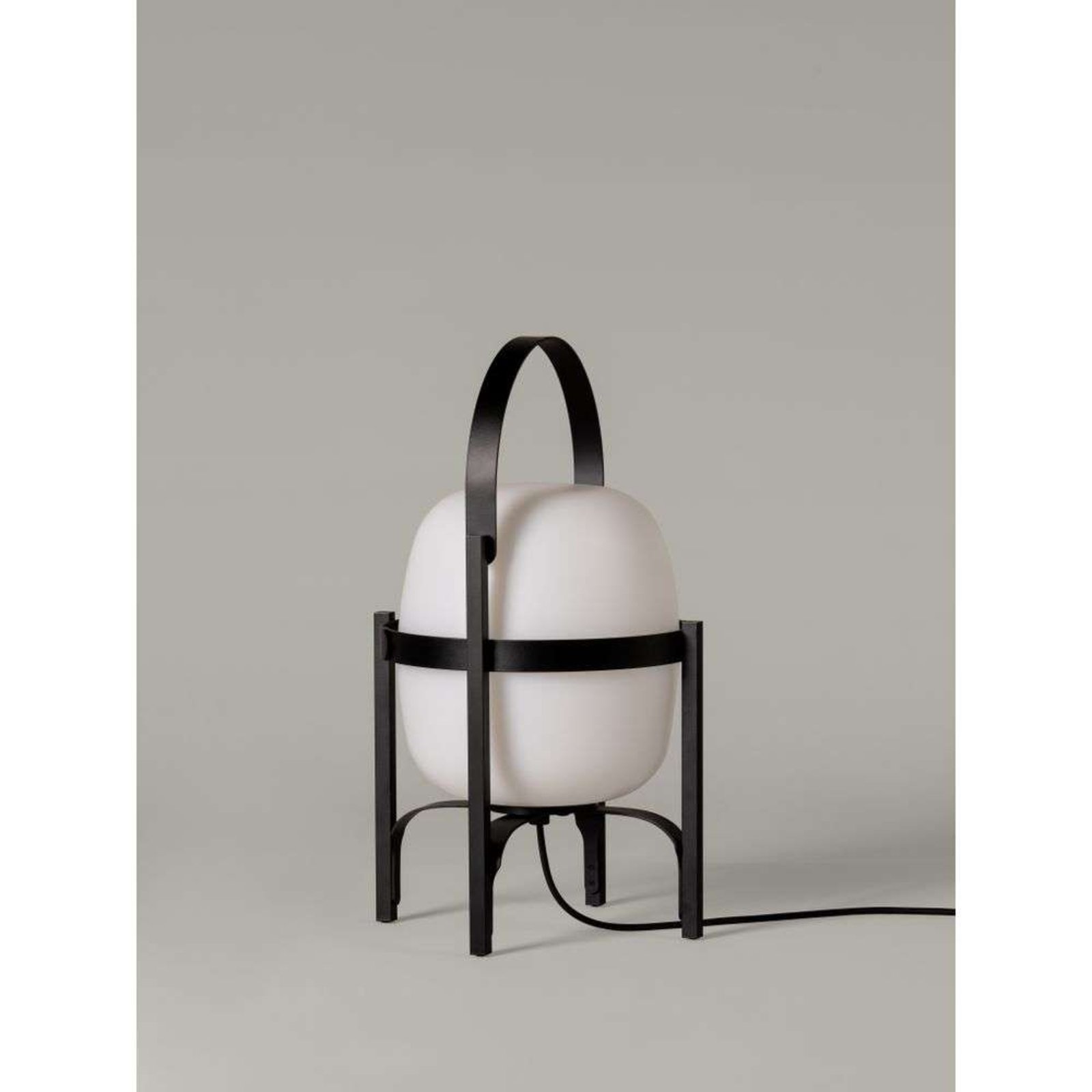 Cesta Exterior Lampadar de Exterior Black - Santa & Cole