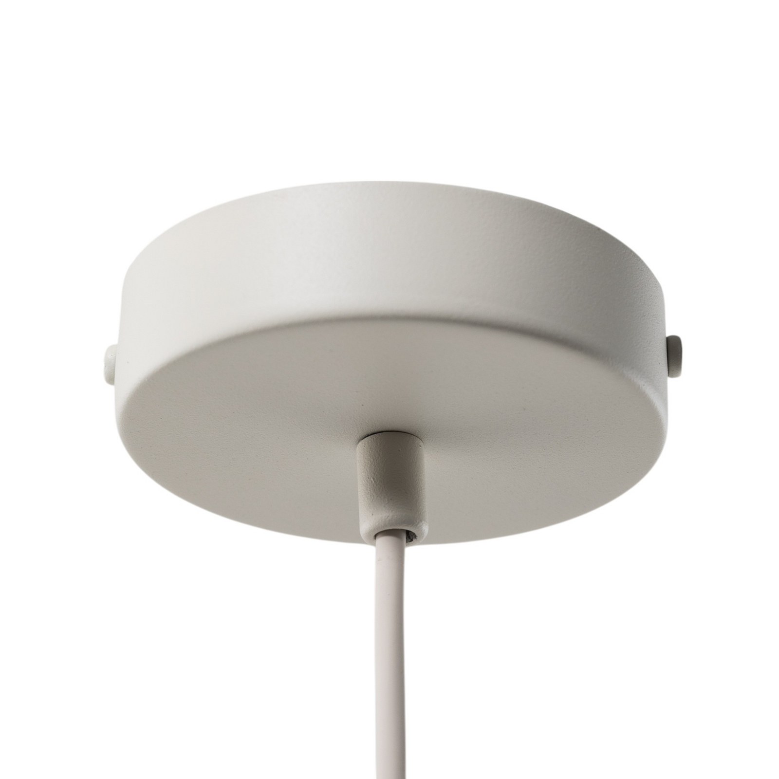 STARLIGHT hanging light, cream white, 1-bulb, Ø 18 cm, metal