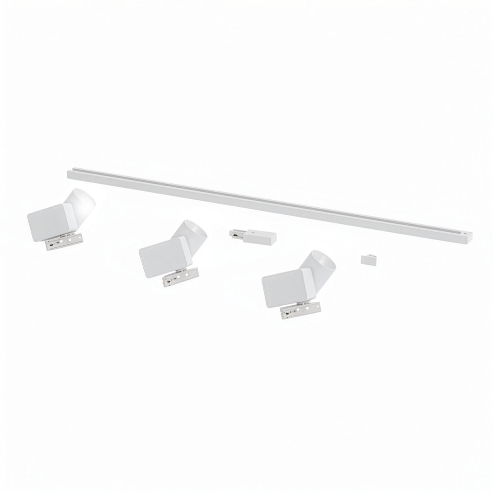 Sistem de șine Lindby Linaro, set de 3 Brinja, LED, alb