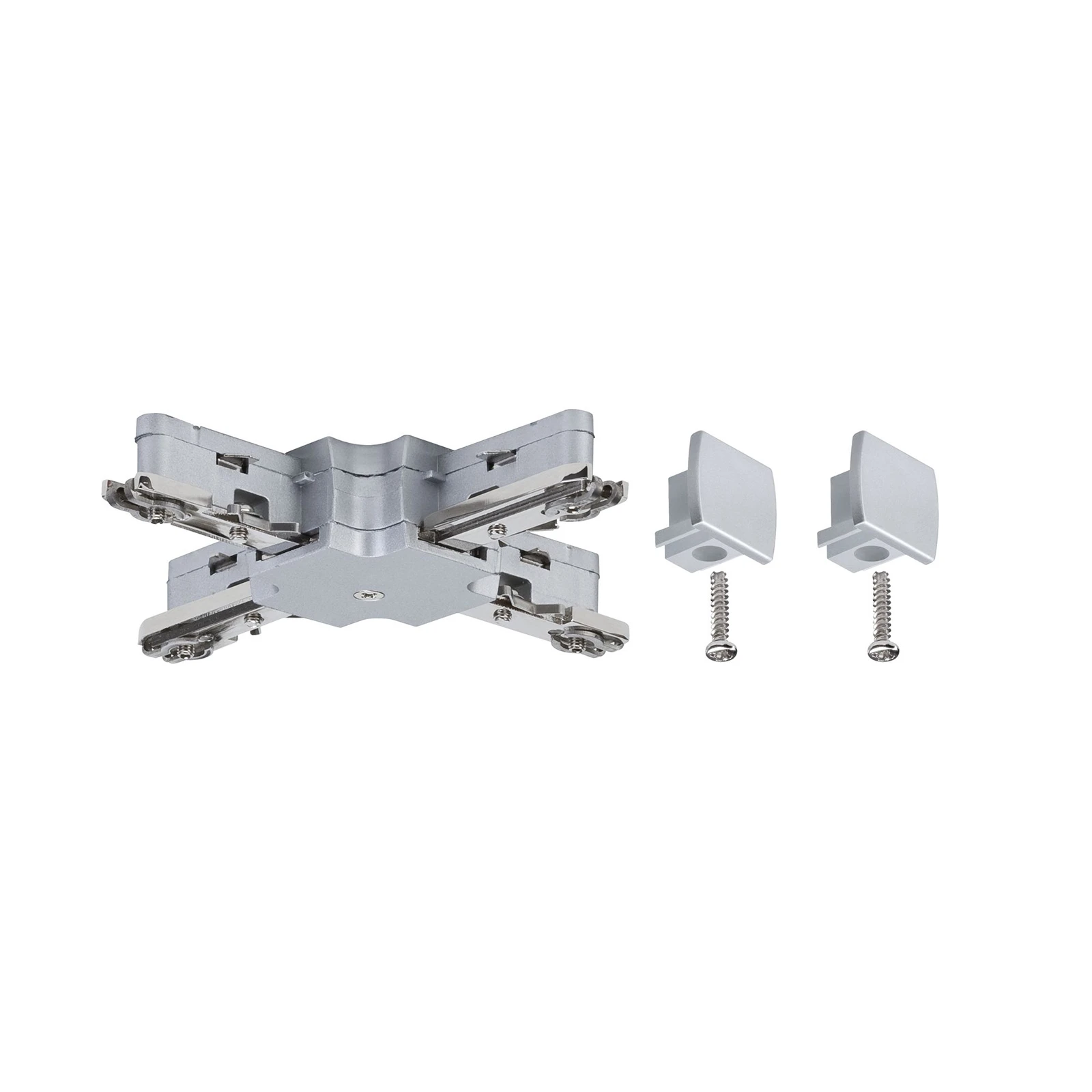 Paulmann URail conector en X, cromo mate