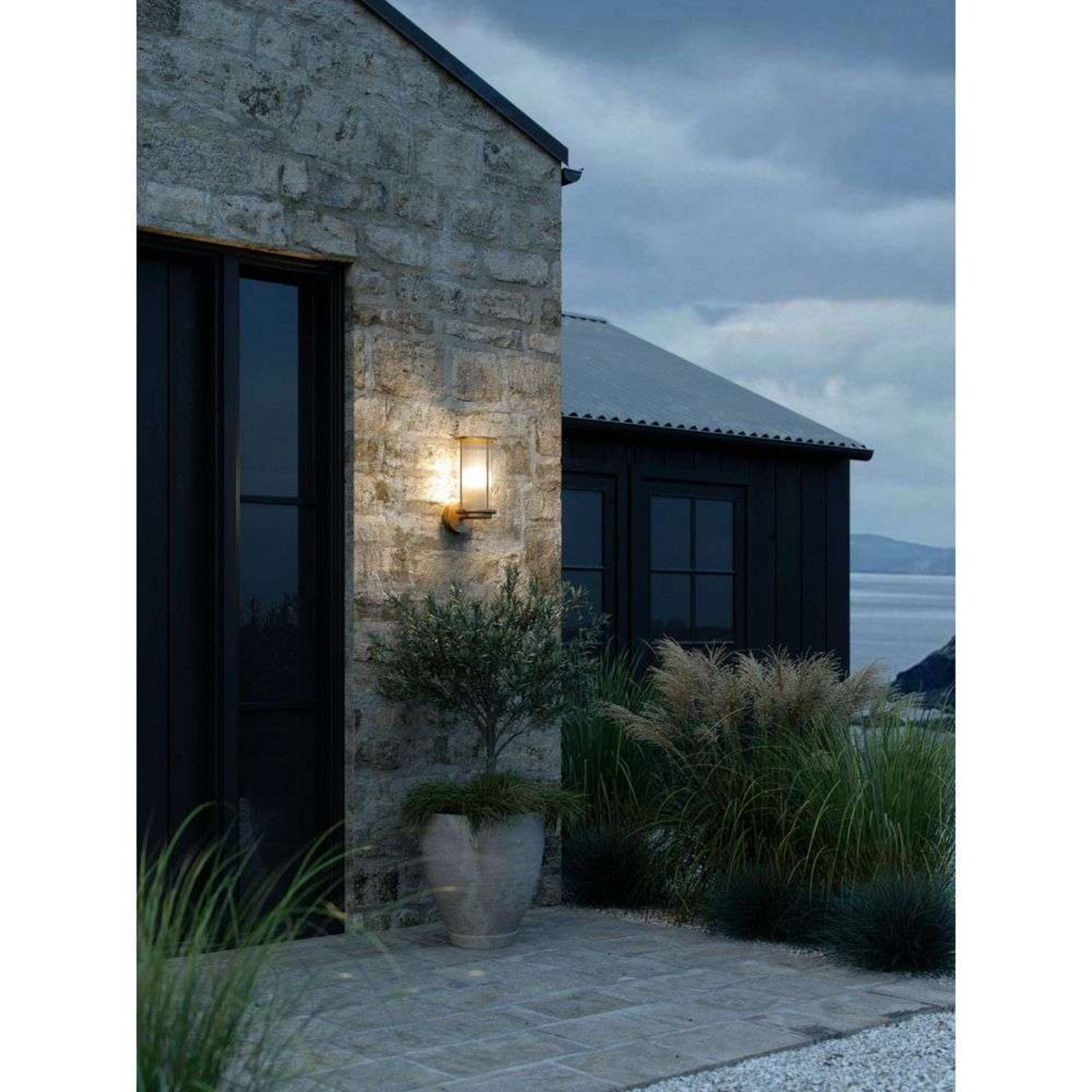 Linton Outdoor Wall Lamp Brass - Nordlux