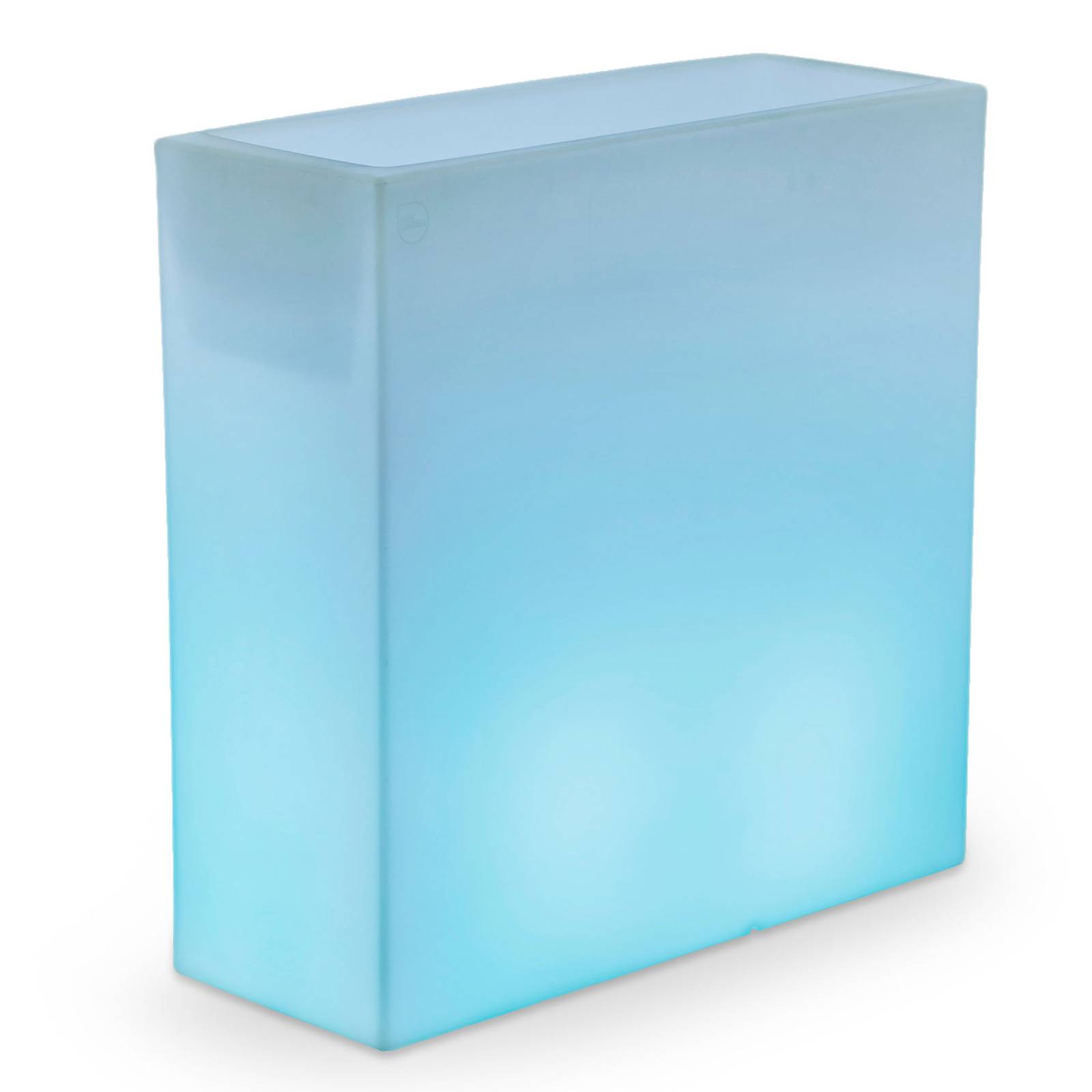Newgarden Junco vaso LED angolare solar+accu, polietilene, 3 W, lunghezza: 80 cm, larghezza: 32 cm, altezza: 80 cm