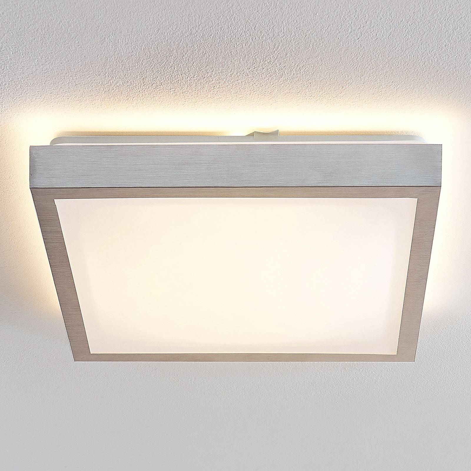 Lindby Margit lampa sufitowa LED alu kątowa 37,5cm