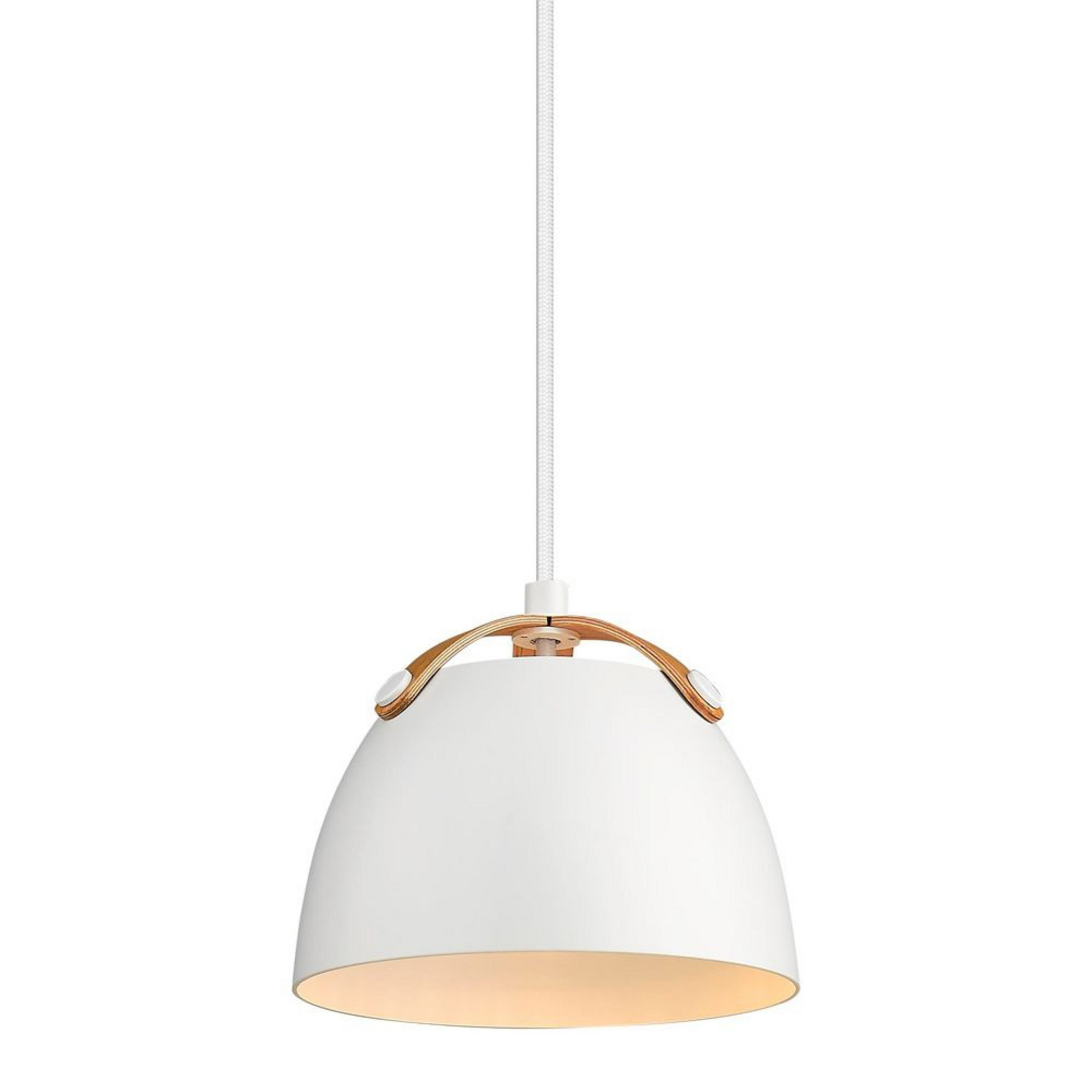 Oslo Pendant Ø16 White/Oak - Halo Design