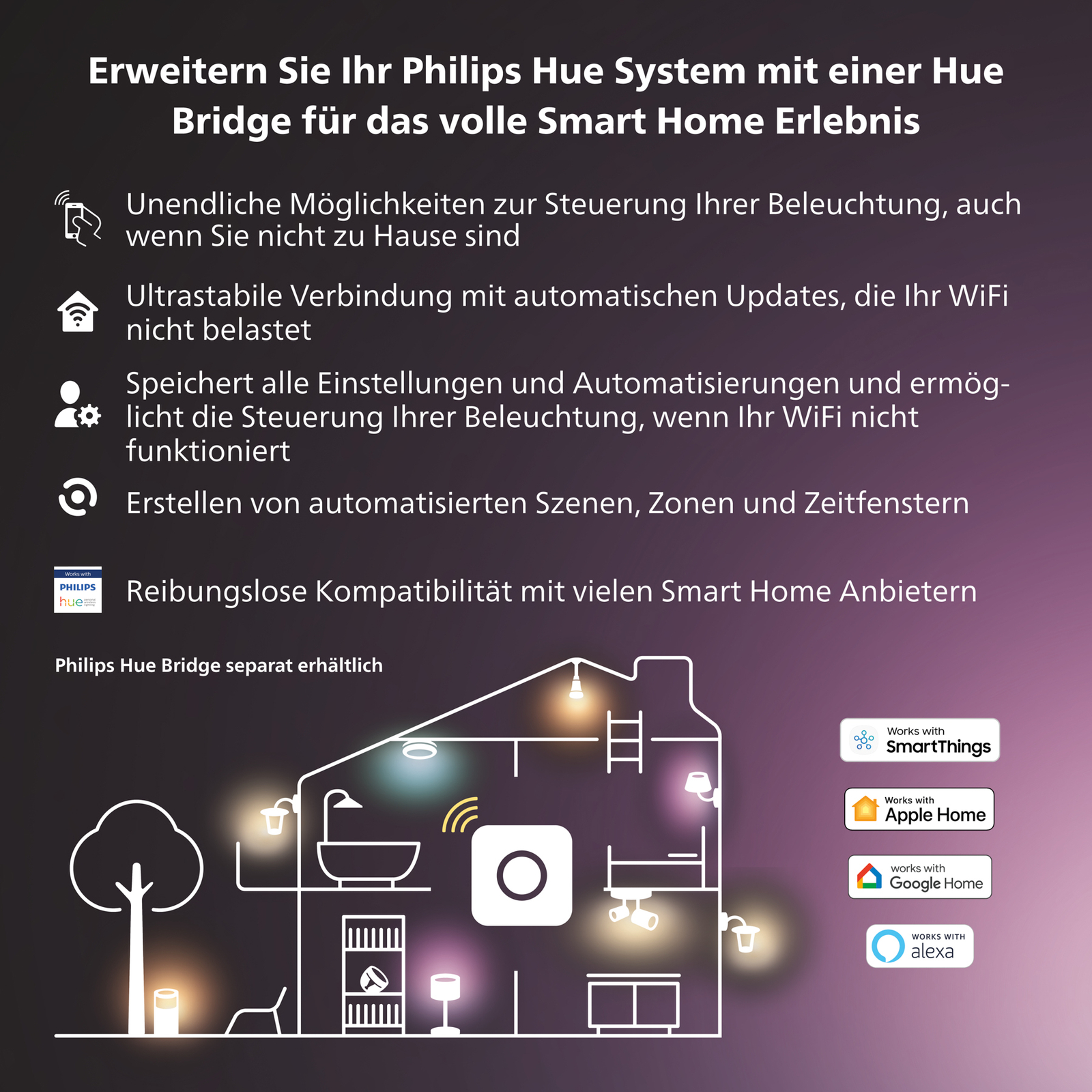 Philips Hue White&Color Ambiance E27 9W 1100lm 2