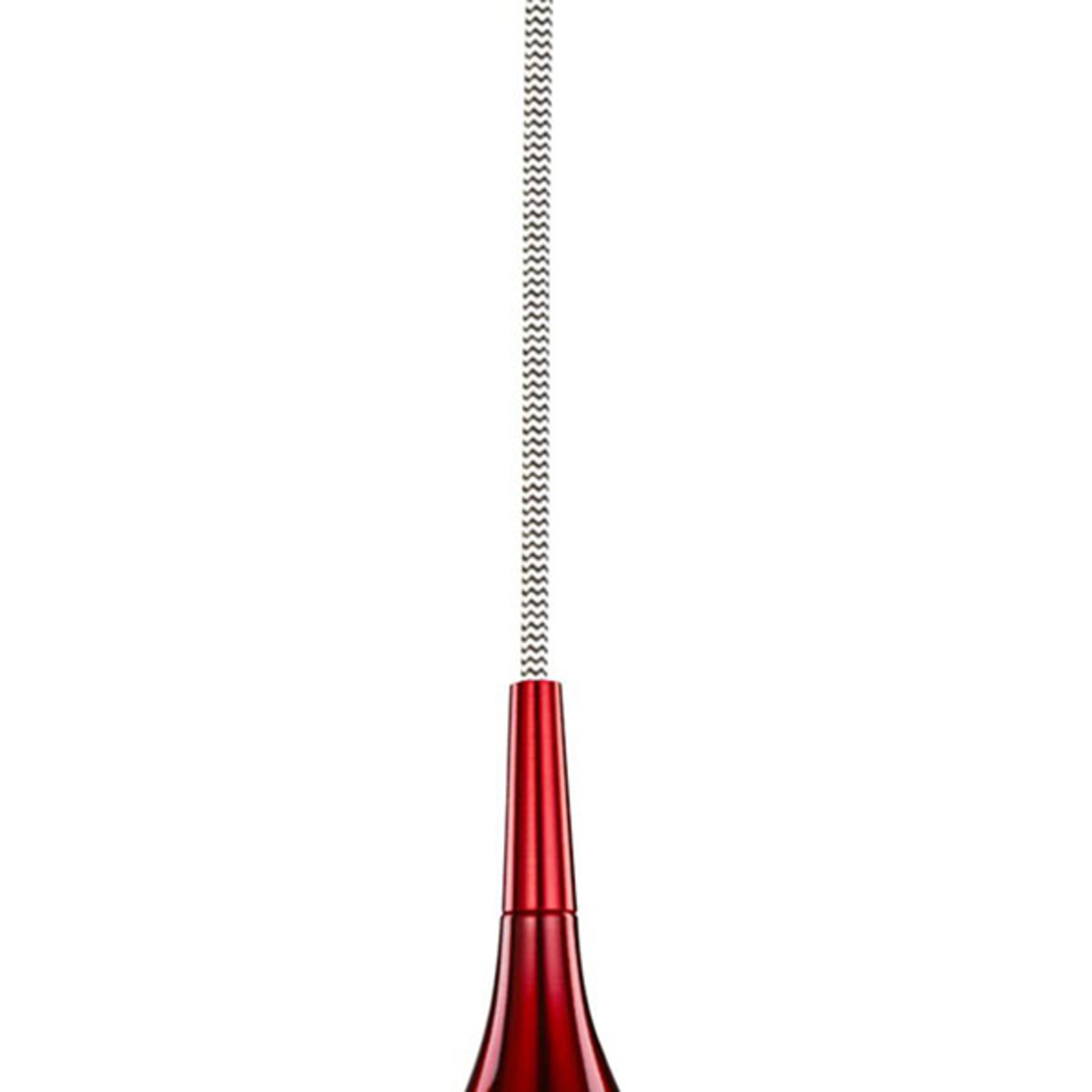 Candeeiro pendente vibrante Ø 12cm, vermelho