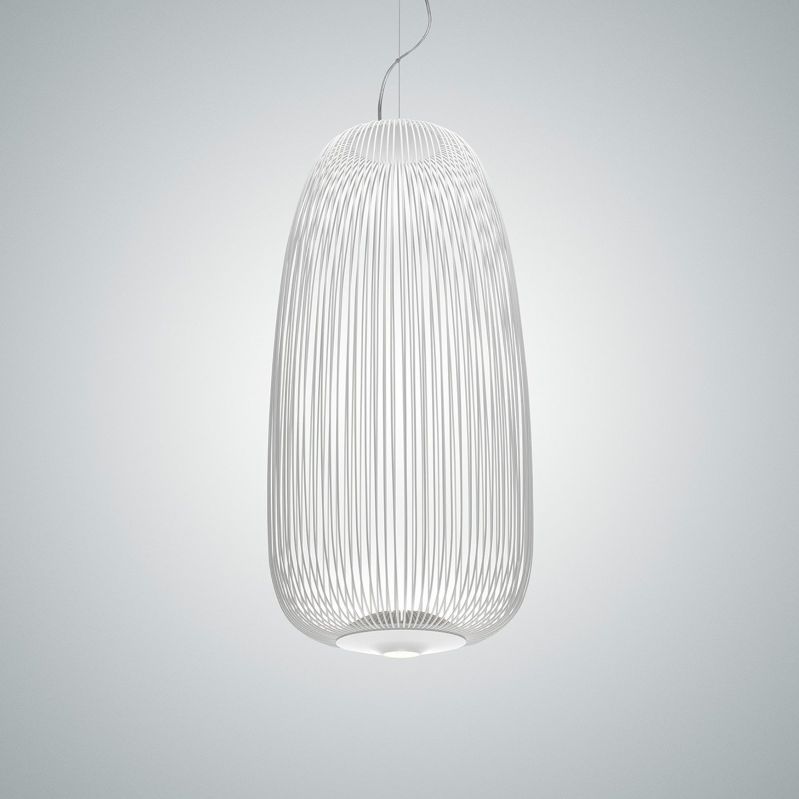Spokes 1 LED függő lámpa, dimmelhető, fehér - Foscarini