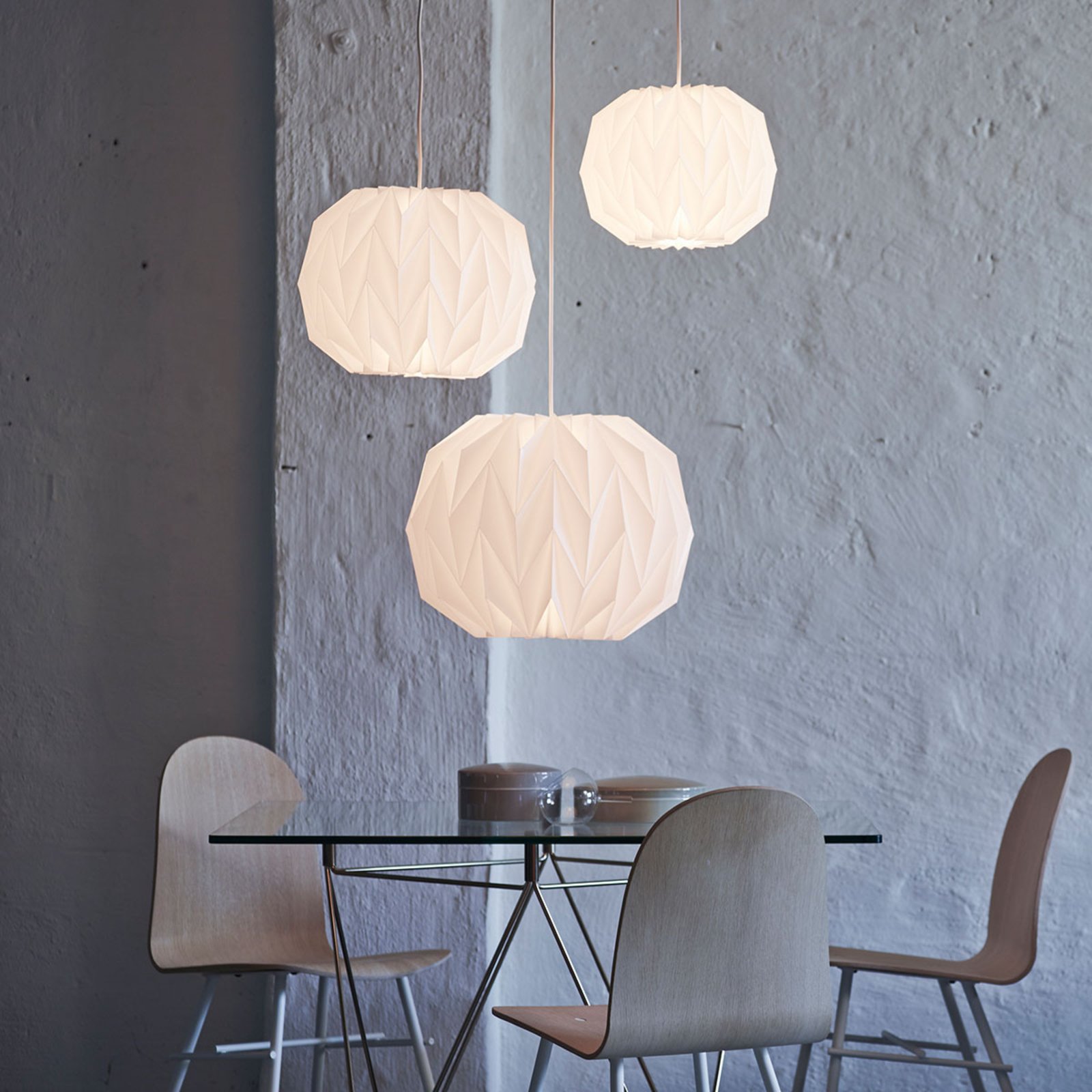 LE KLINT 157 - handgevouwen hanglamp